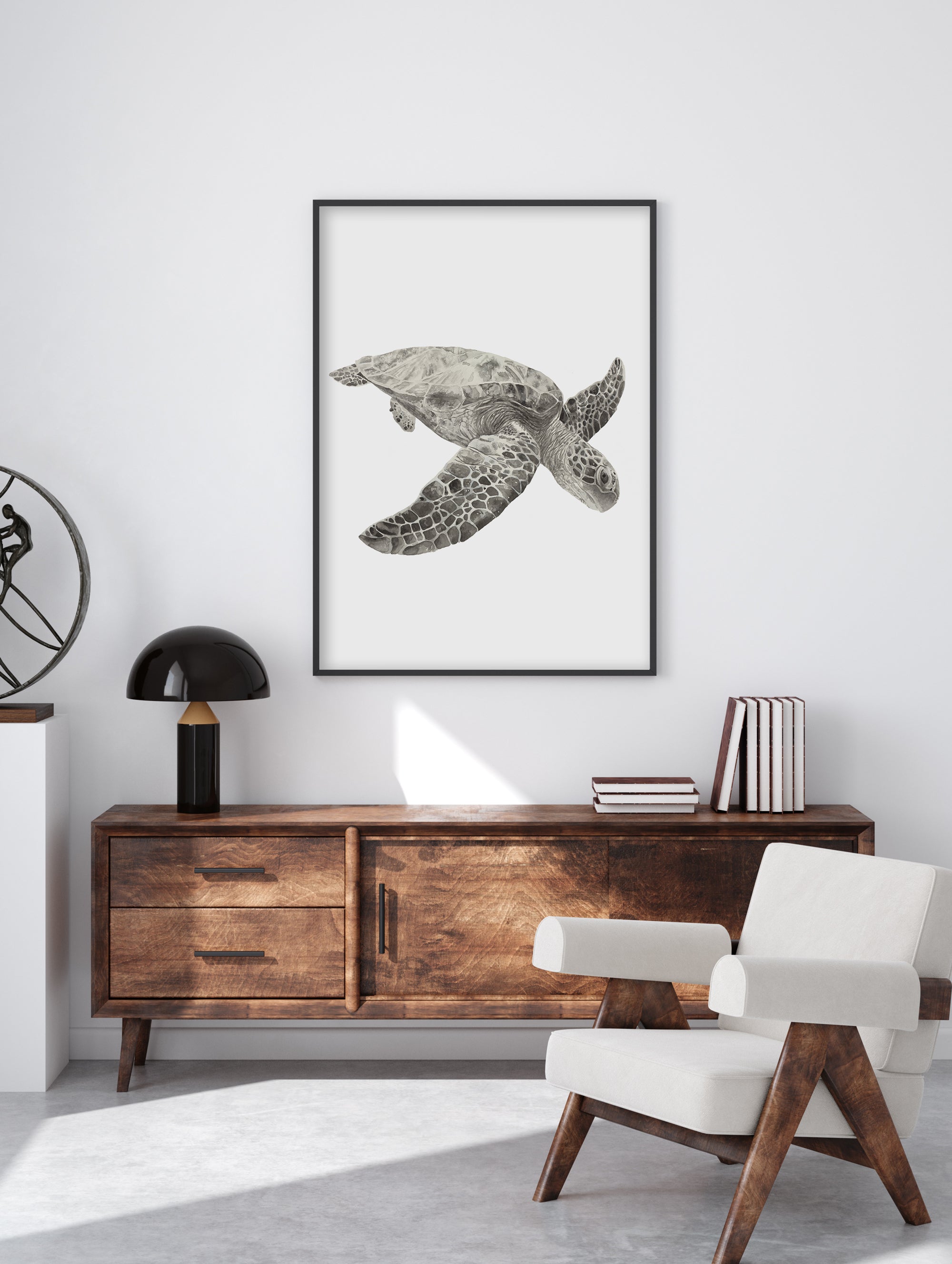 Bay of Turtles III: Limited Edition Watercolour Wall Print