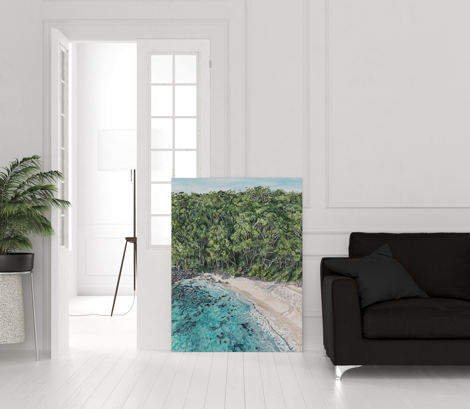 First Light: Limited Edition Watercolour Canvas Print