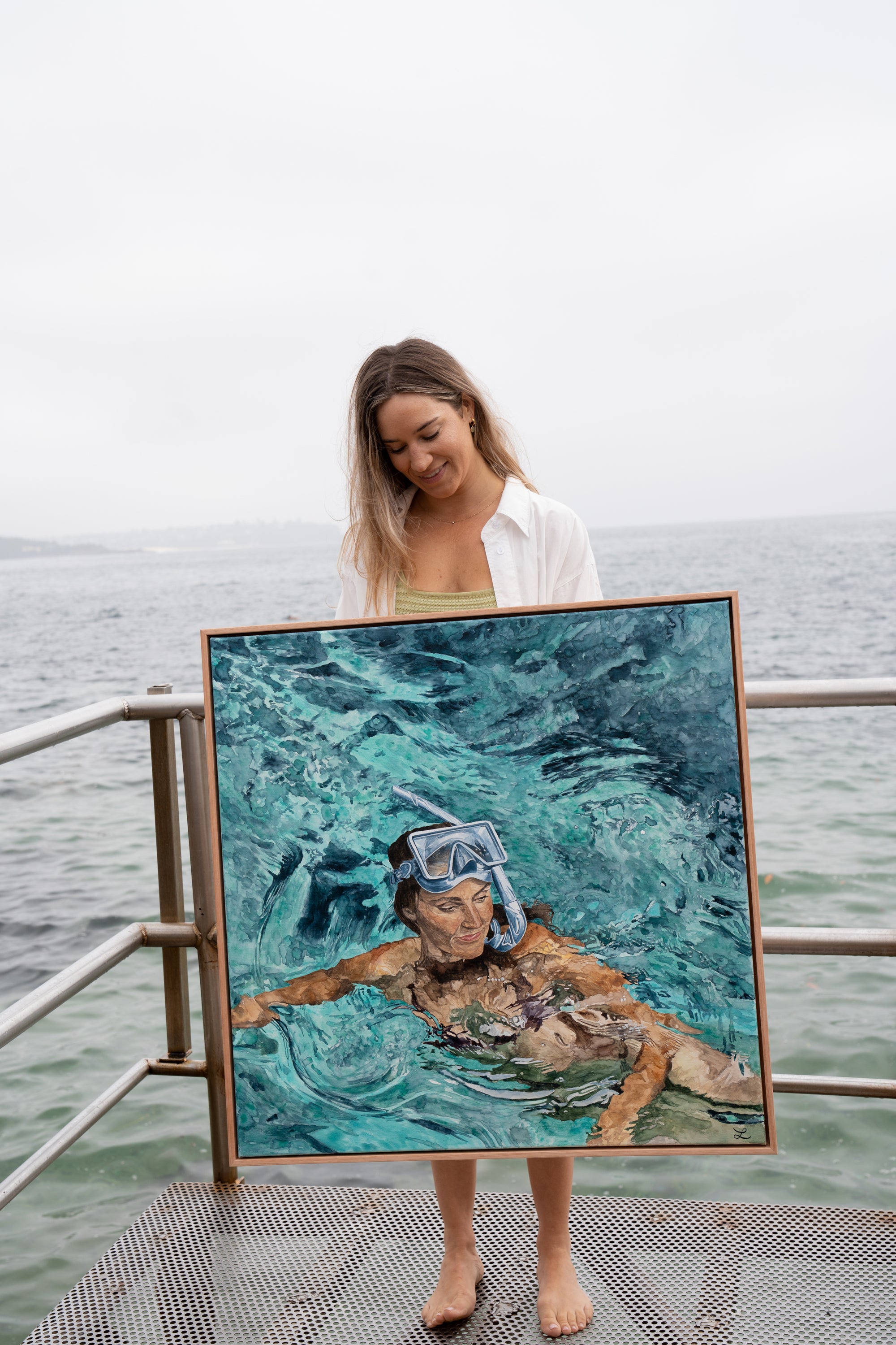 Where the Light Dances- Original Watercolour and gouache on Canvas