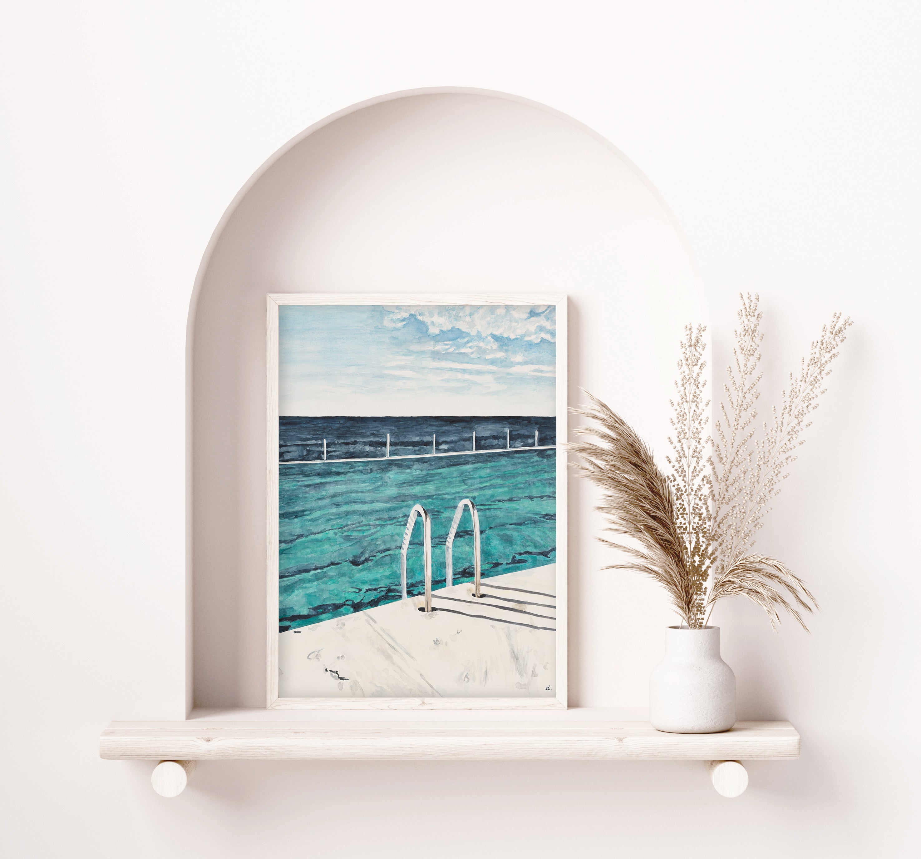 Cool Relief: Limited Edition Watercolour Wall Print