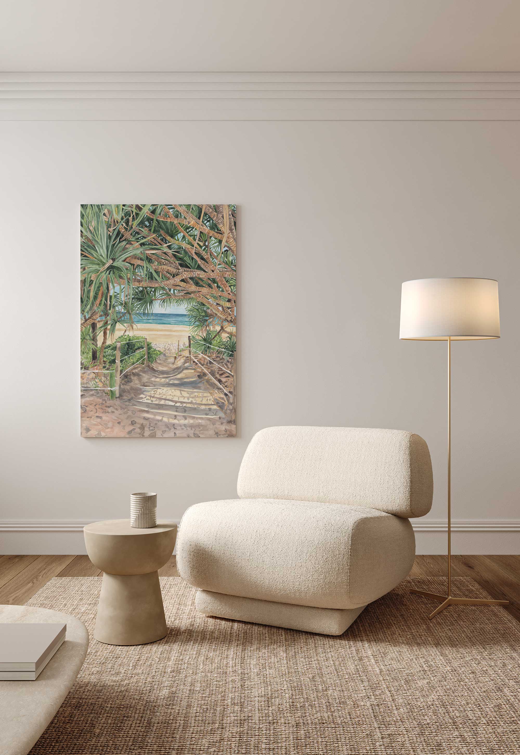 Golden Hour: Limited Edition Watercolour Canvas Print