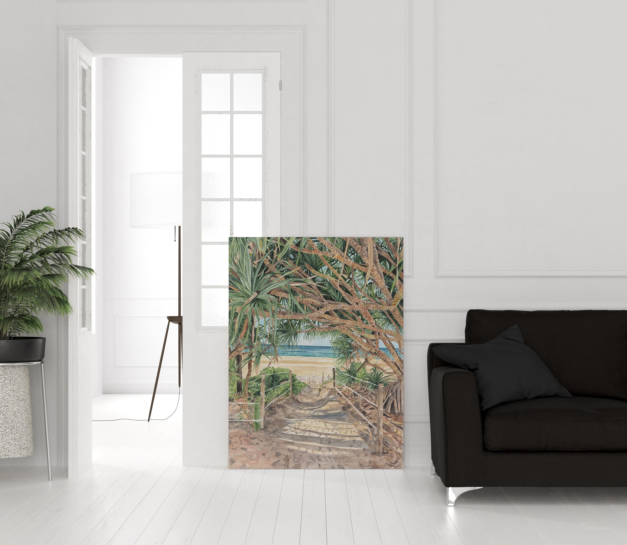 Golden Hour: Limited Edition Watercolour Canvas Print