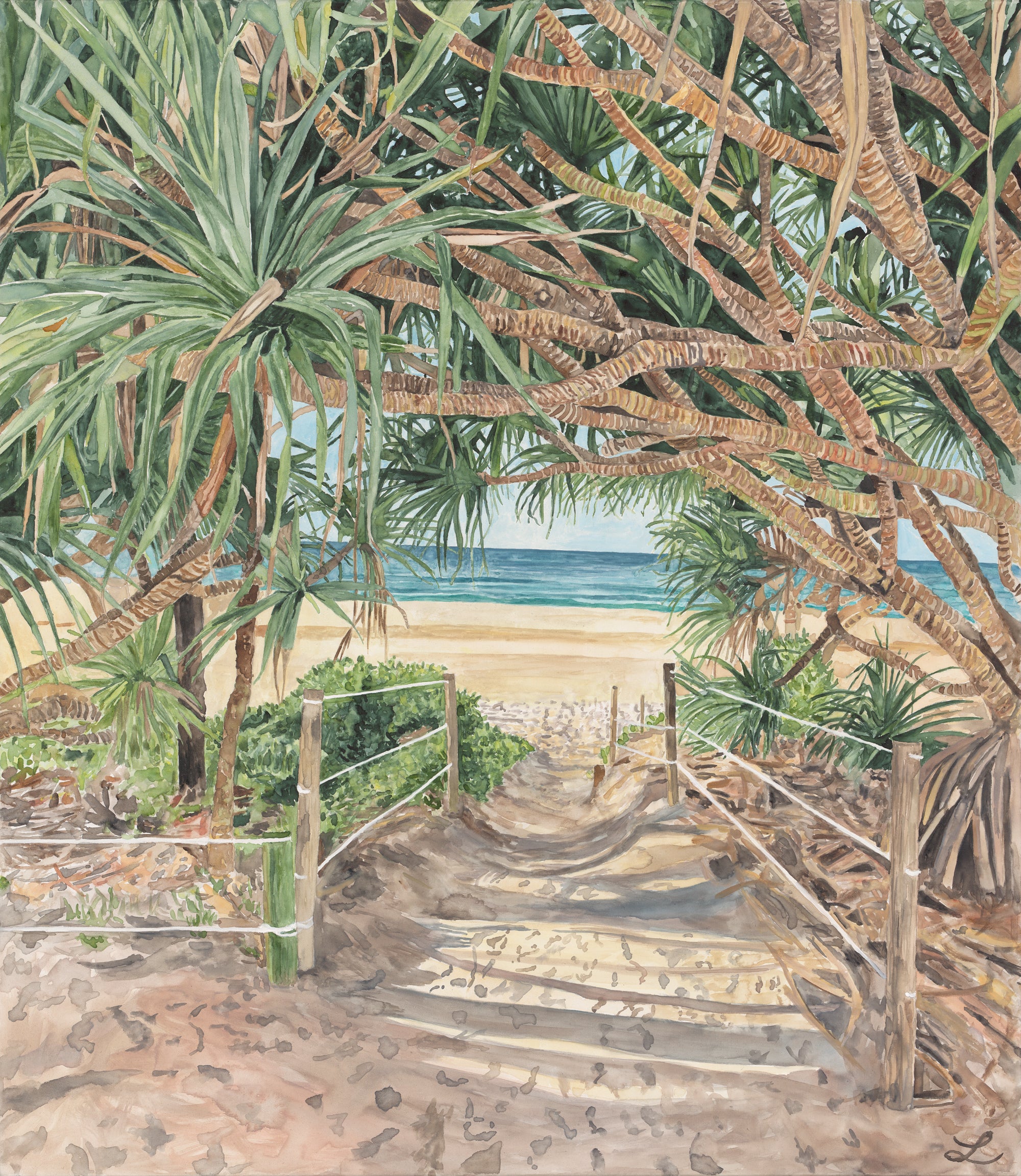 Golden Hour: Limited Edition Watercolour Canvas Print