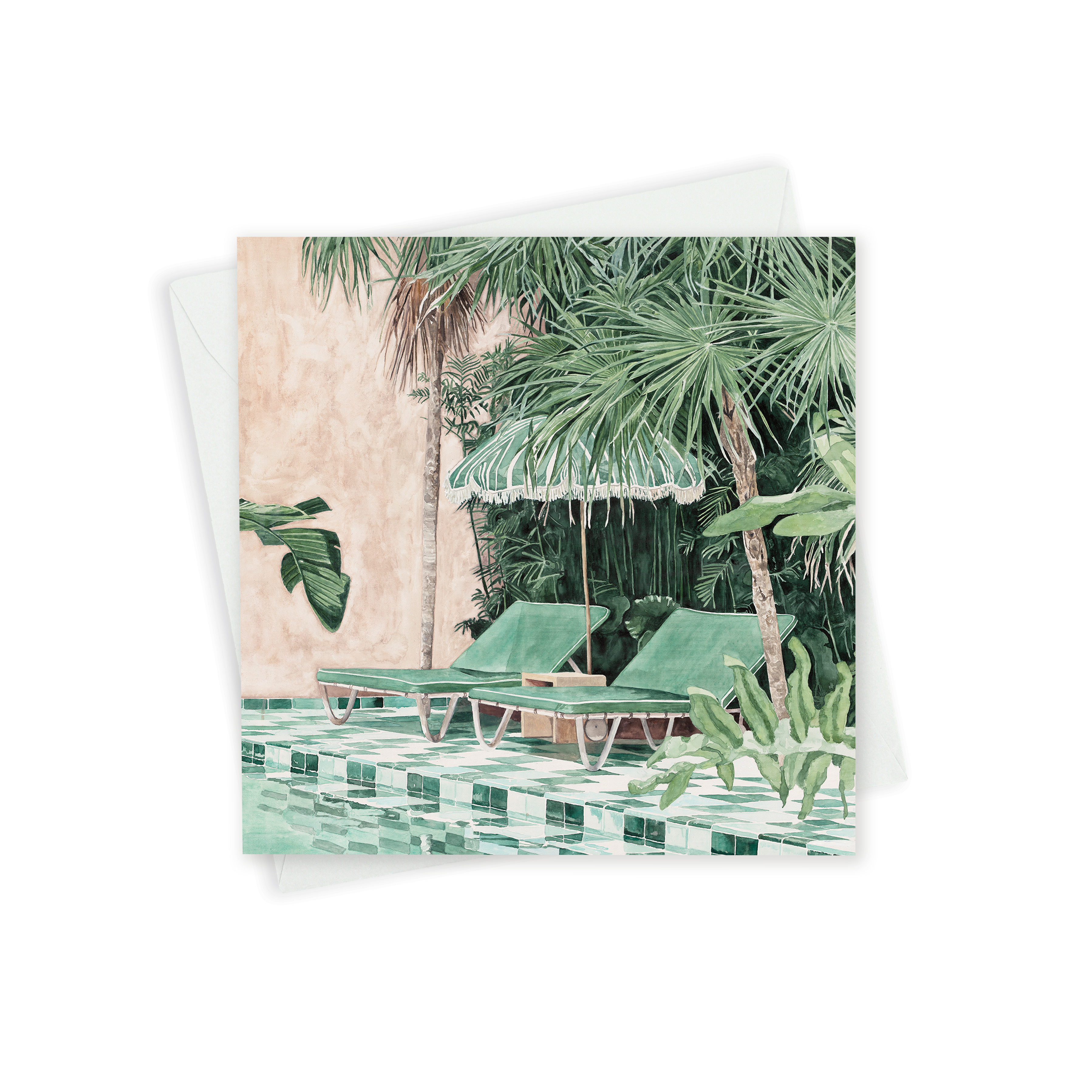Greeting Card - Bask