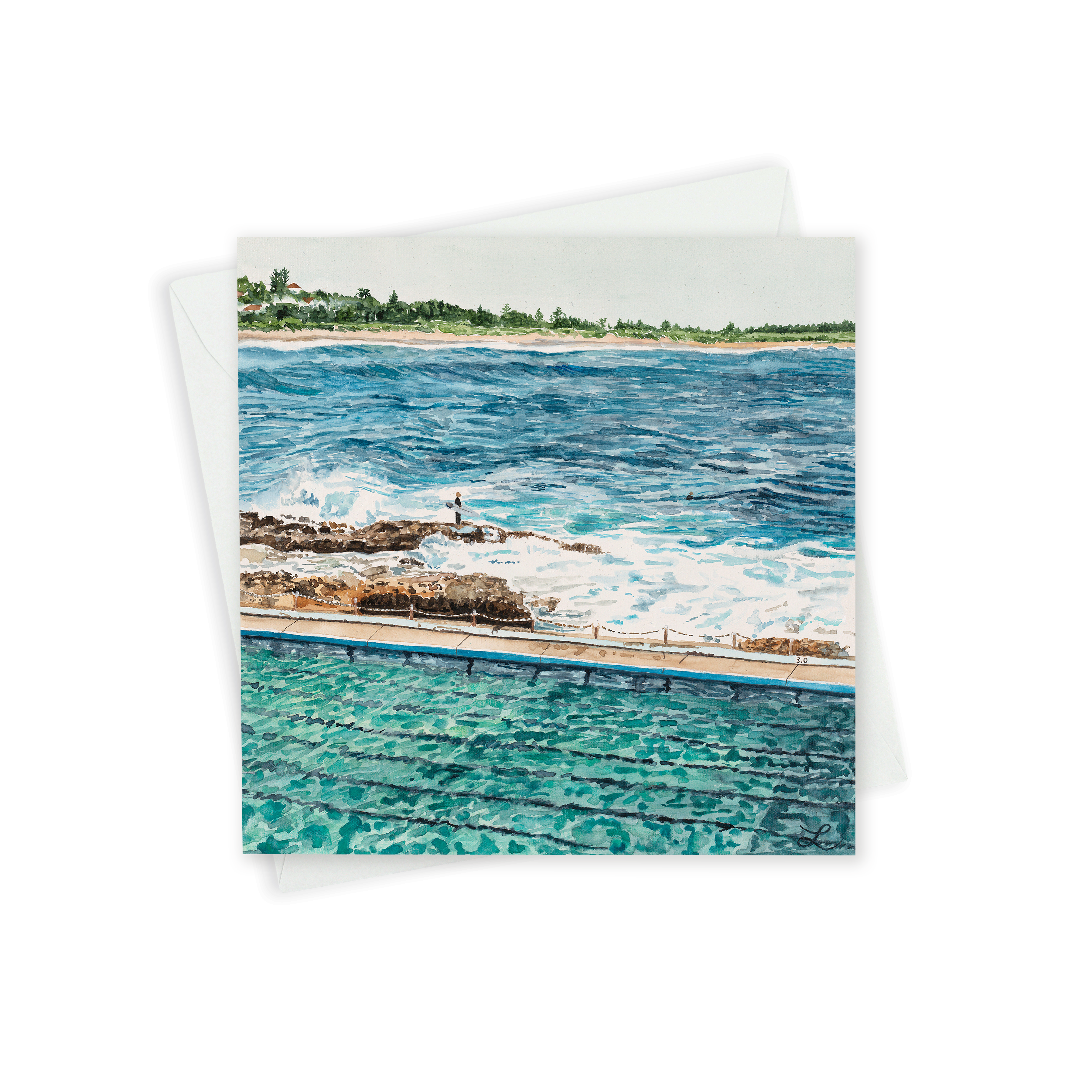 Greeting Card - Dee Why Point