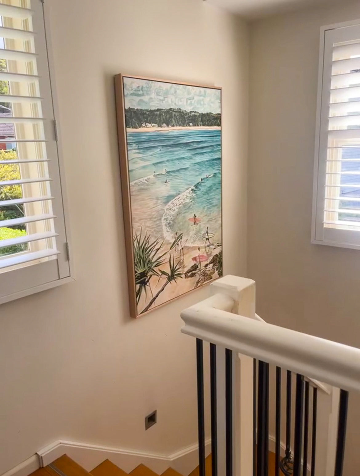 Salty Summer: Limited Edition Watercolour Canvas Print