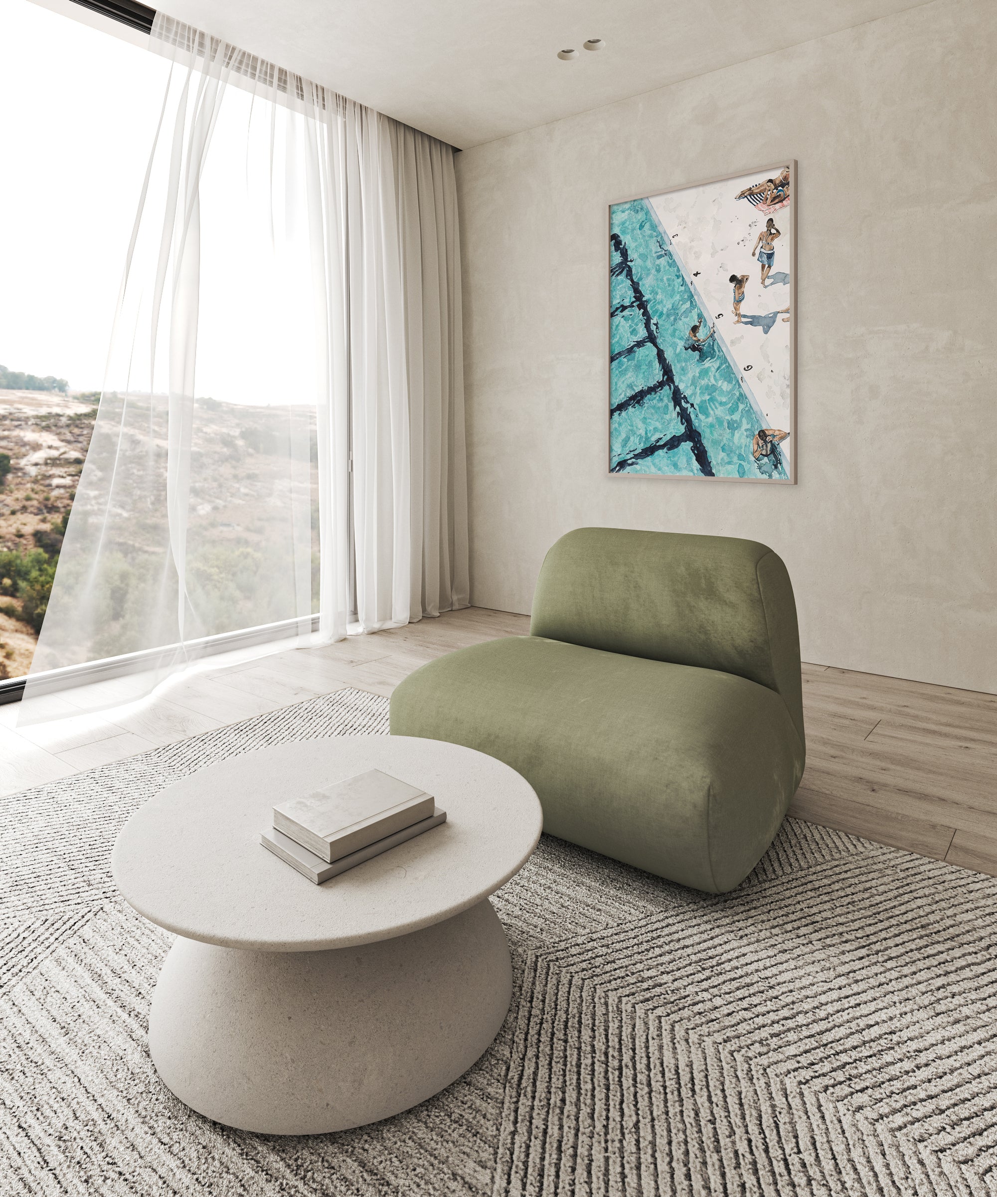 The Slow Lane: Limited Edition Watercolour Wall Print