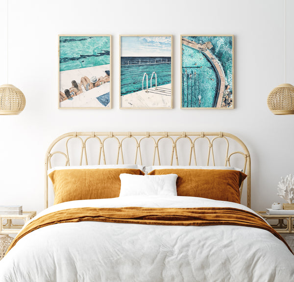 Cool Relief: Limited Edition Watercolour Wall Print