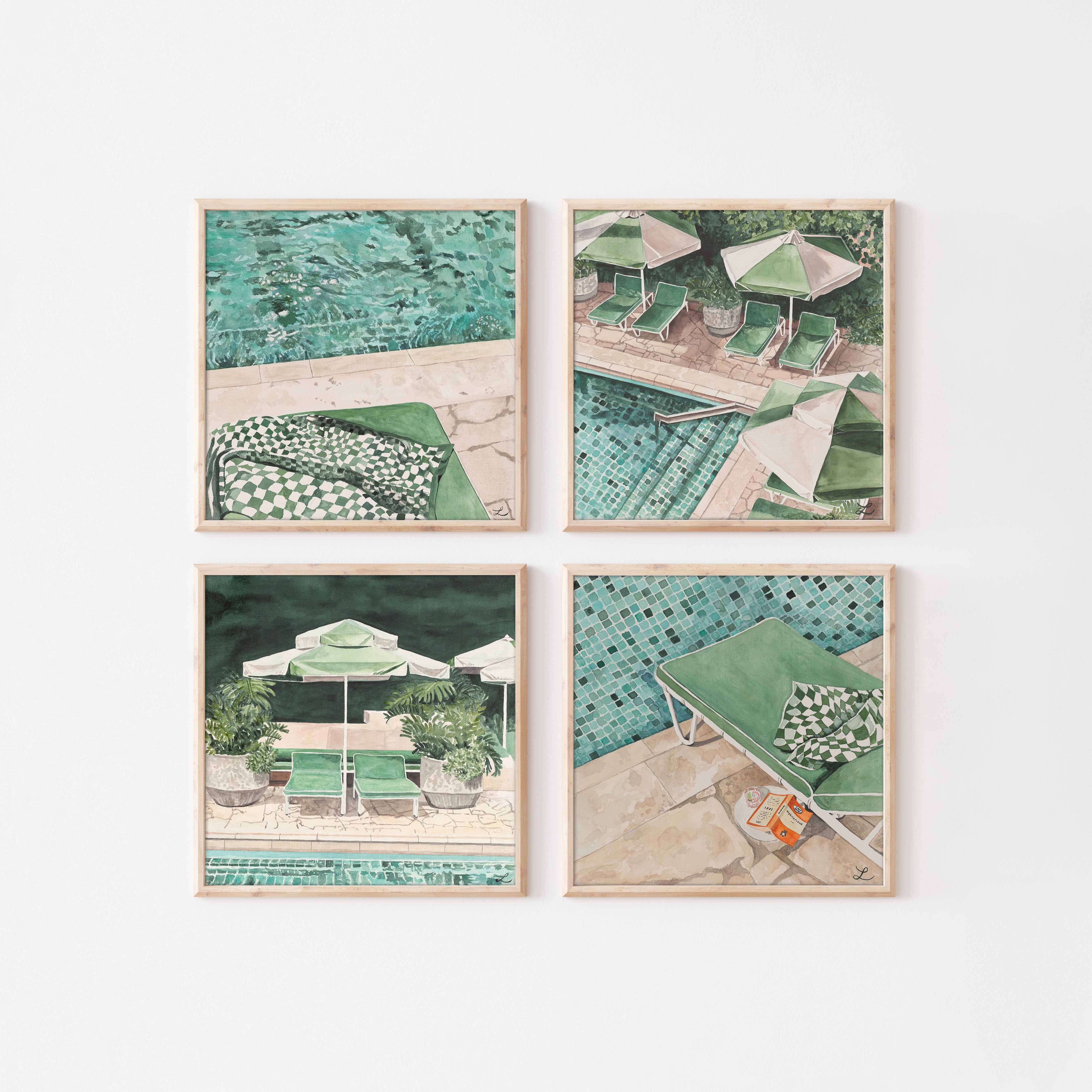 SunDaze: Limited Edition Watercolour Canvas Print