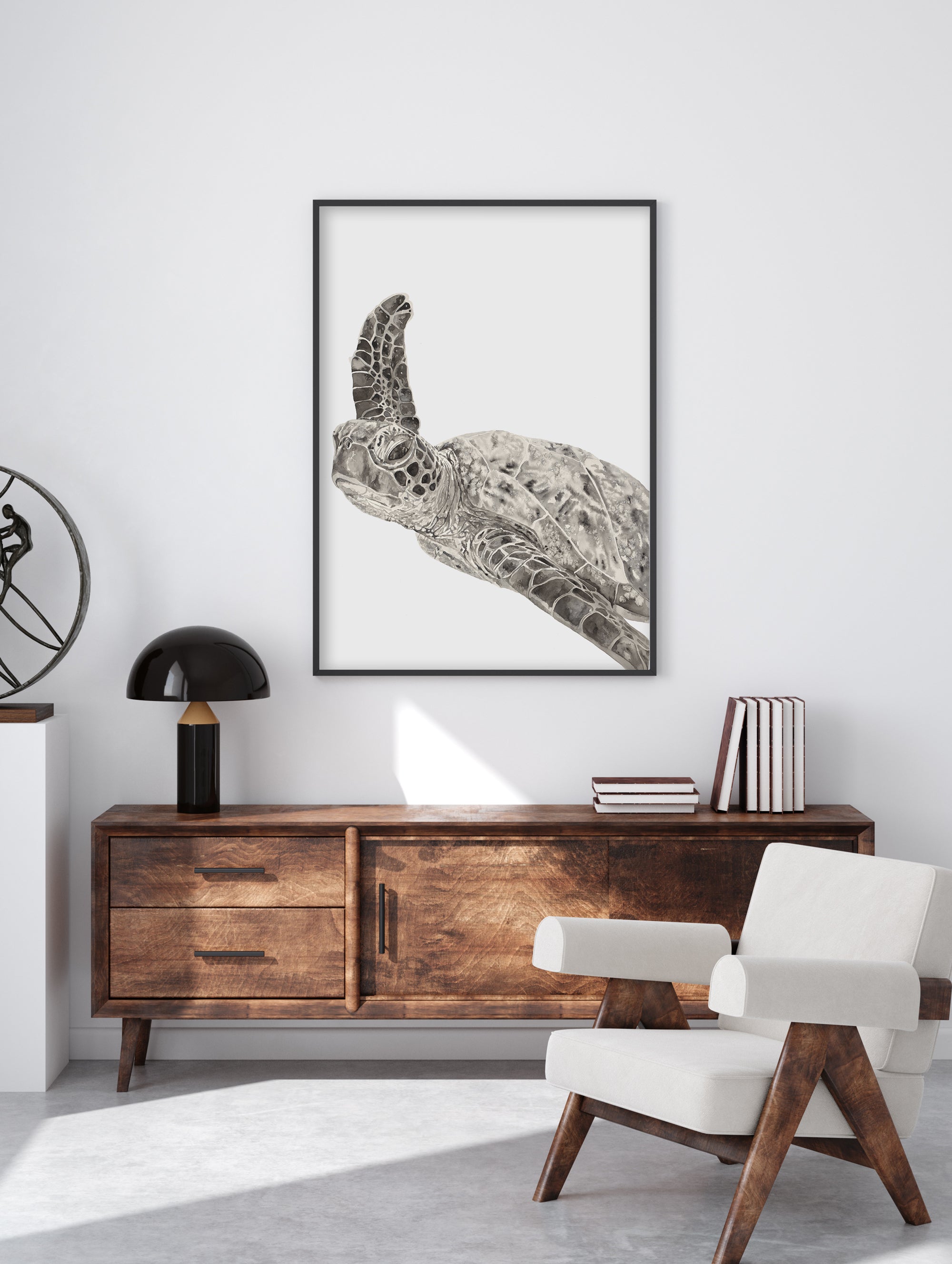 Bay of Turtles II: Limited Edition Watercolour Wall Print
