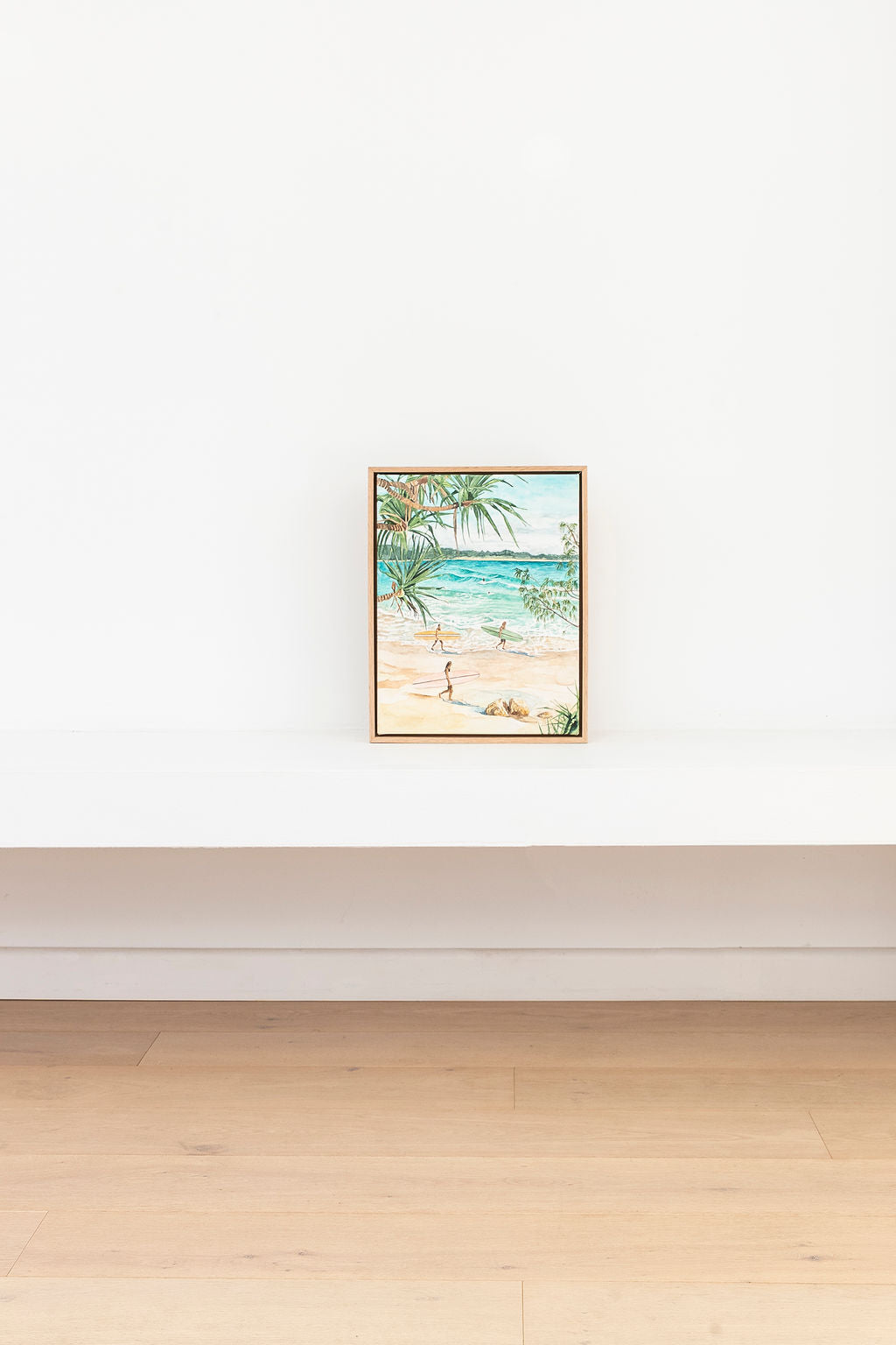 Passing Tides - Original Watercolour and gouache on Canvas