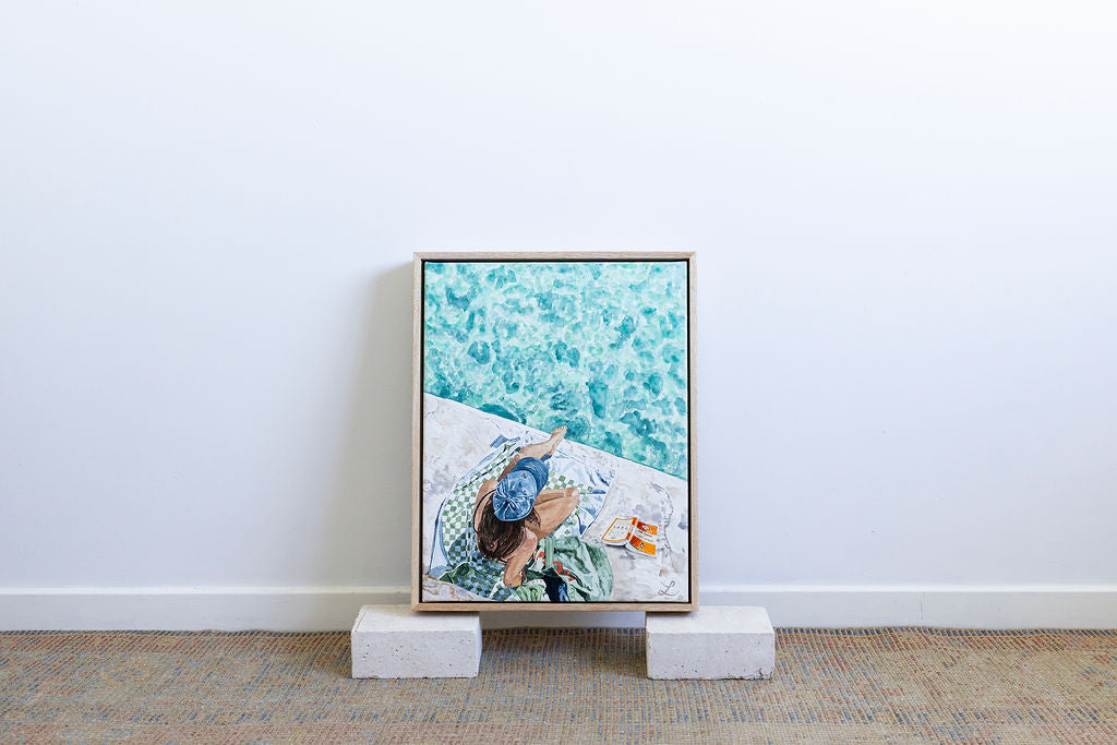 Bower Hangs - Original Watercolour and gouache on Canvas