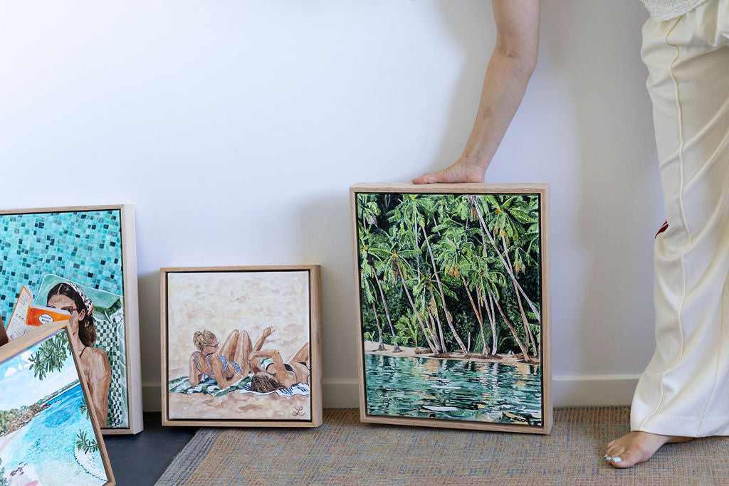 Mo'orea - Original Watercolour and gouache on Canvas