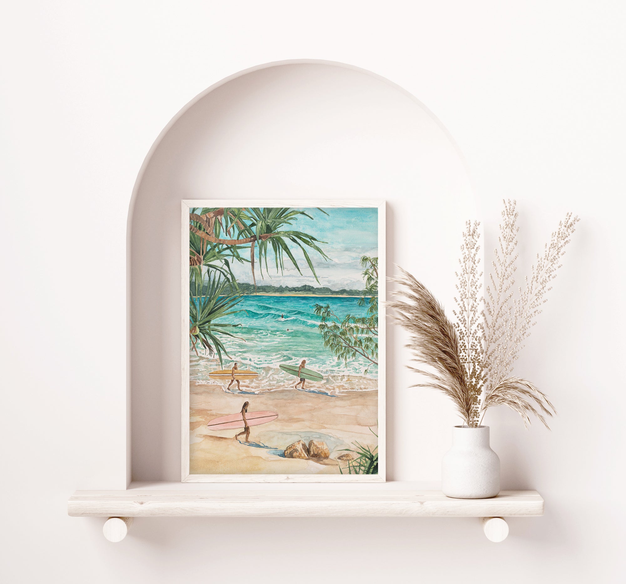 Passing Tides: Limited Edition Watercolour Wall Print