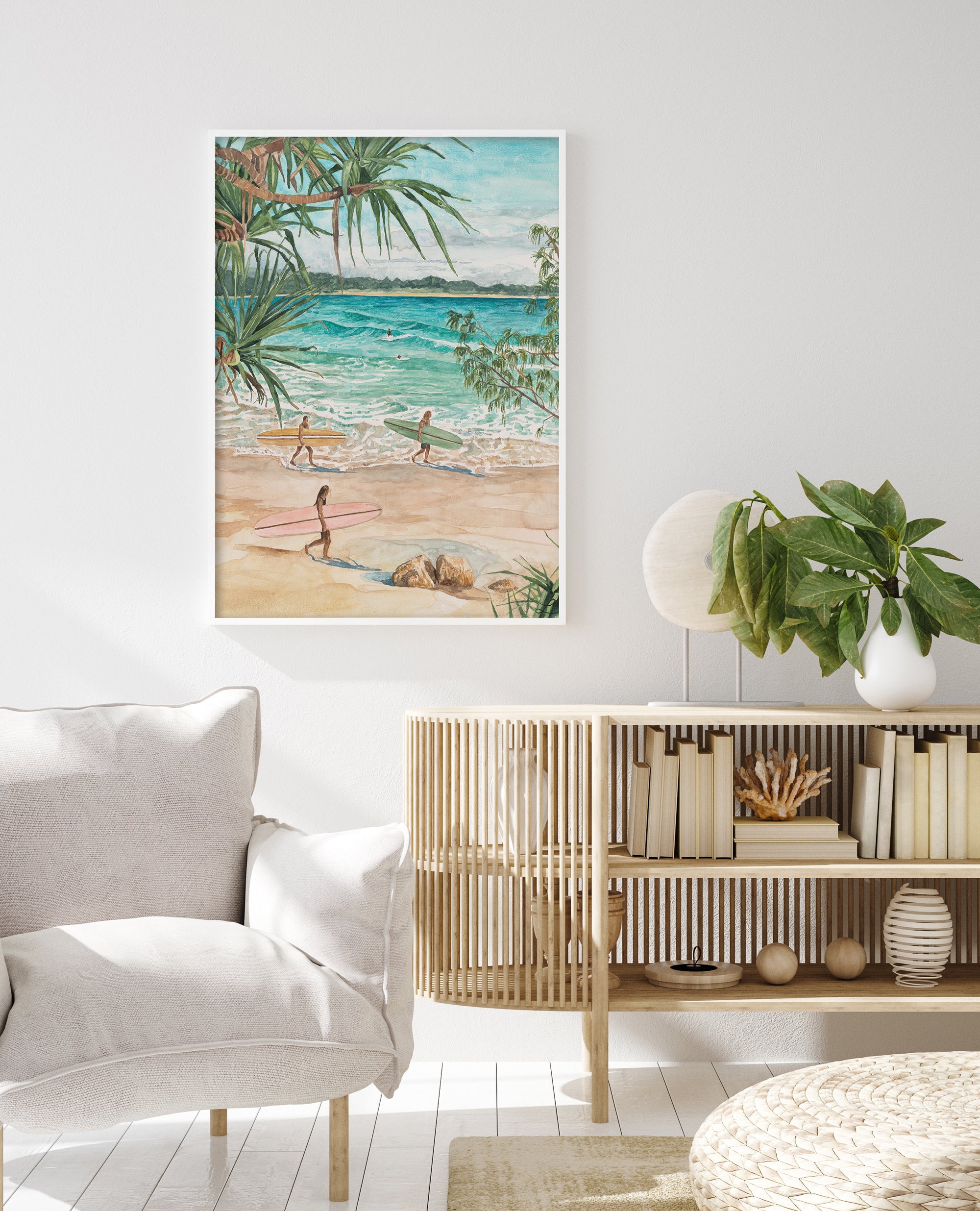 Passing Tides: Limited Edition Watercolour Wall Print