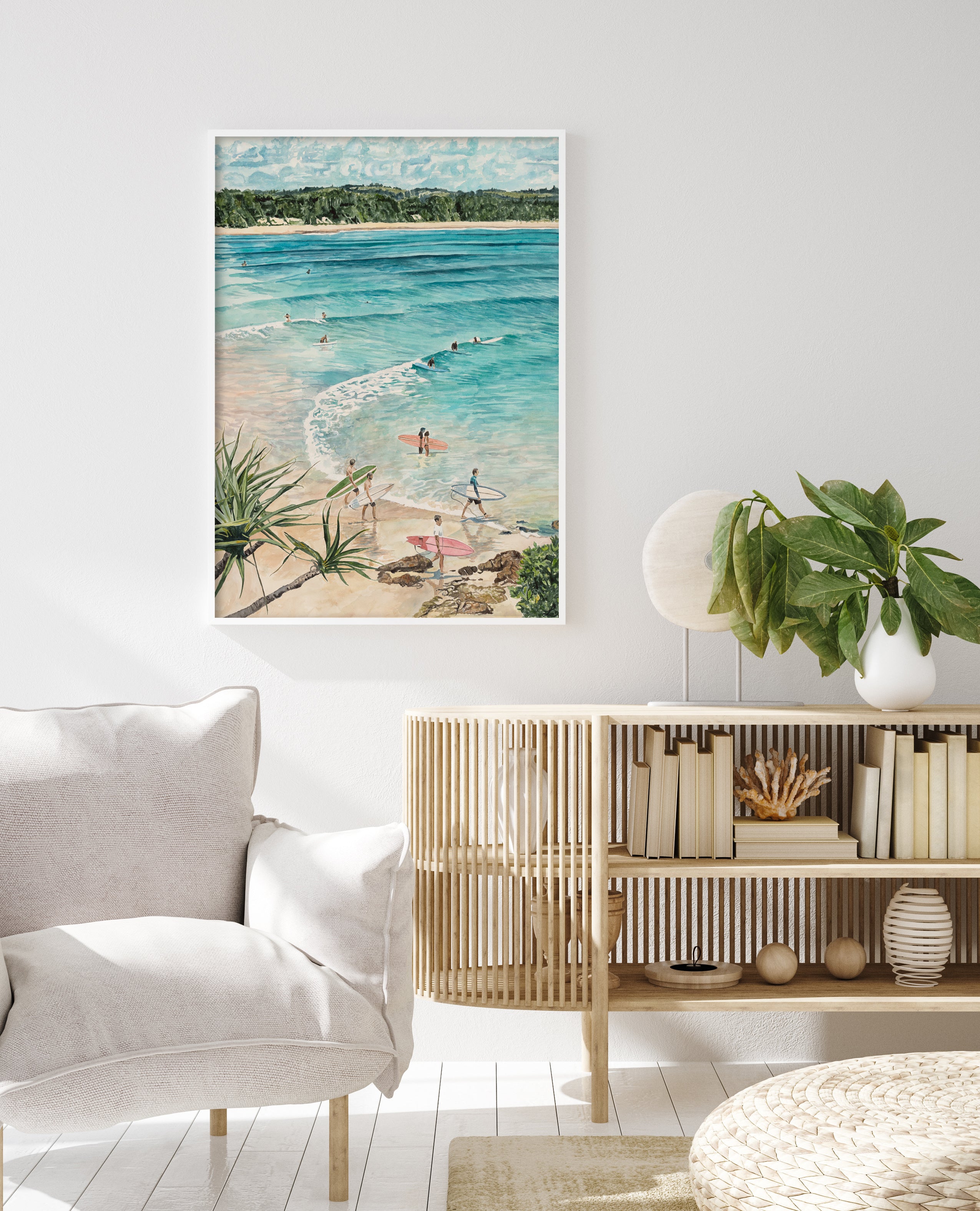 Salty Summer - Original Watercolour on Paper