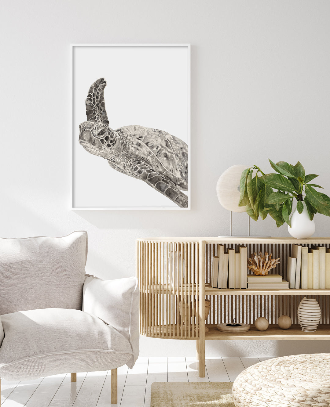 Bay of Turtles II: Limited Edition Watercolour Wall Print