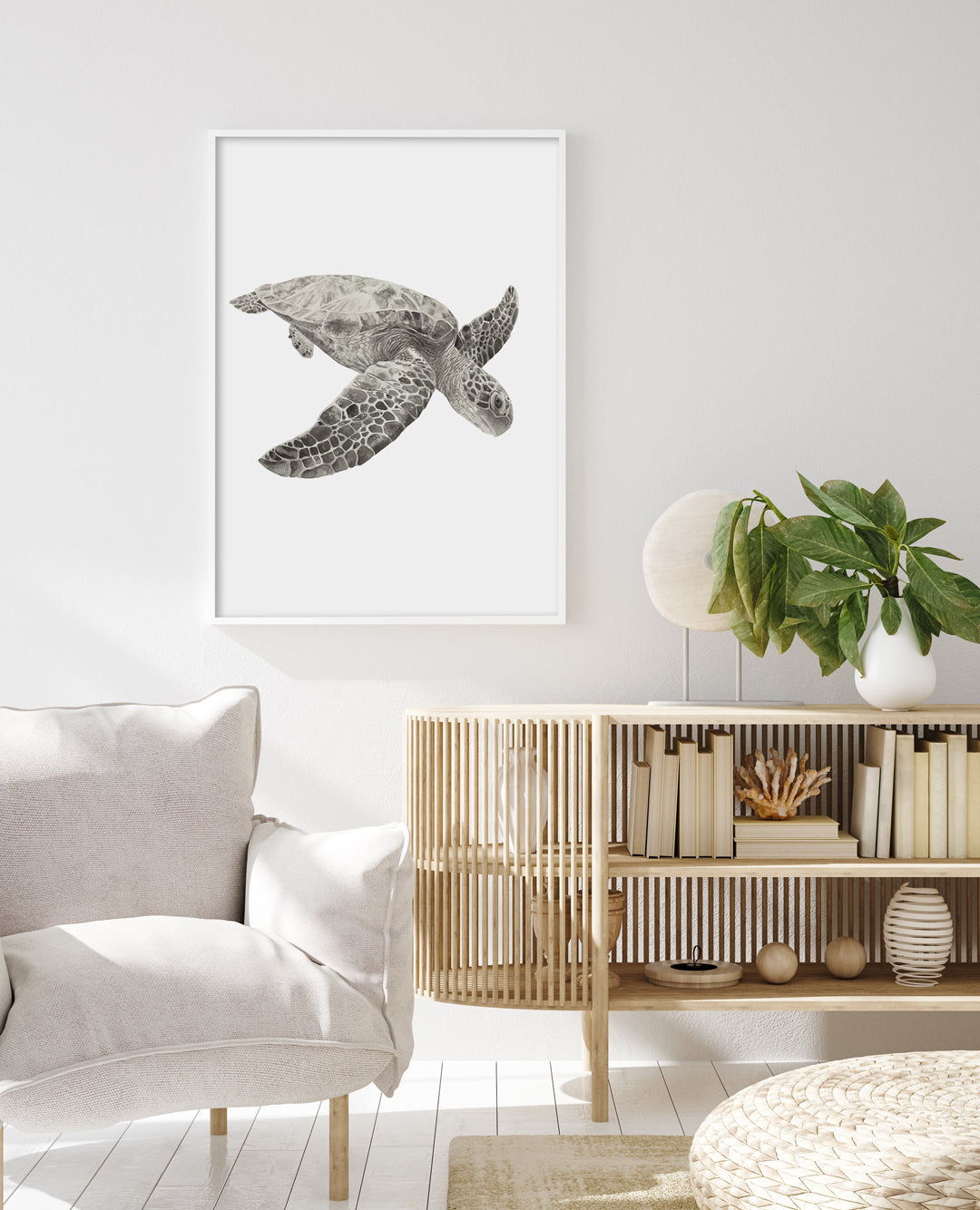 Bay of Turtles III: Limited Edition Watercolour Wall Print