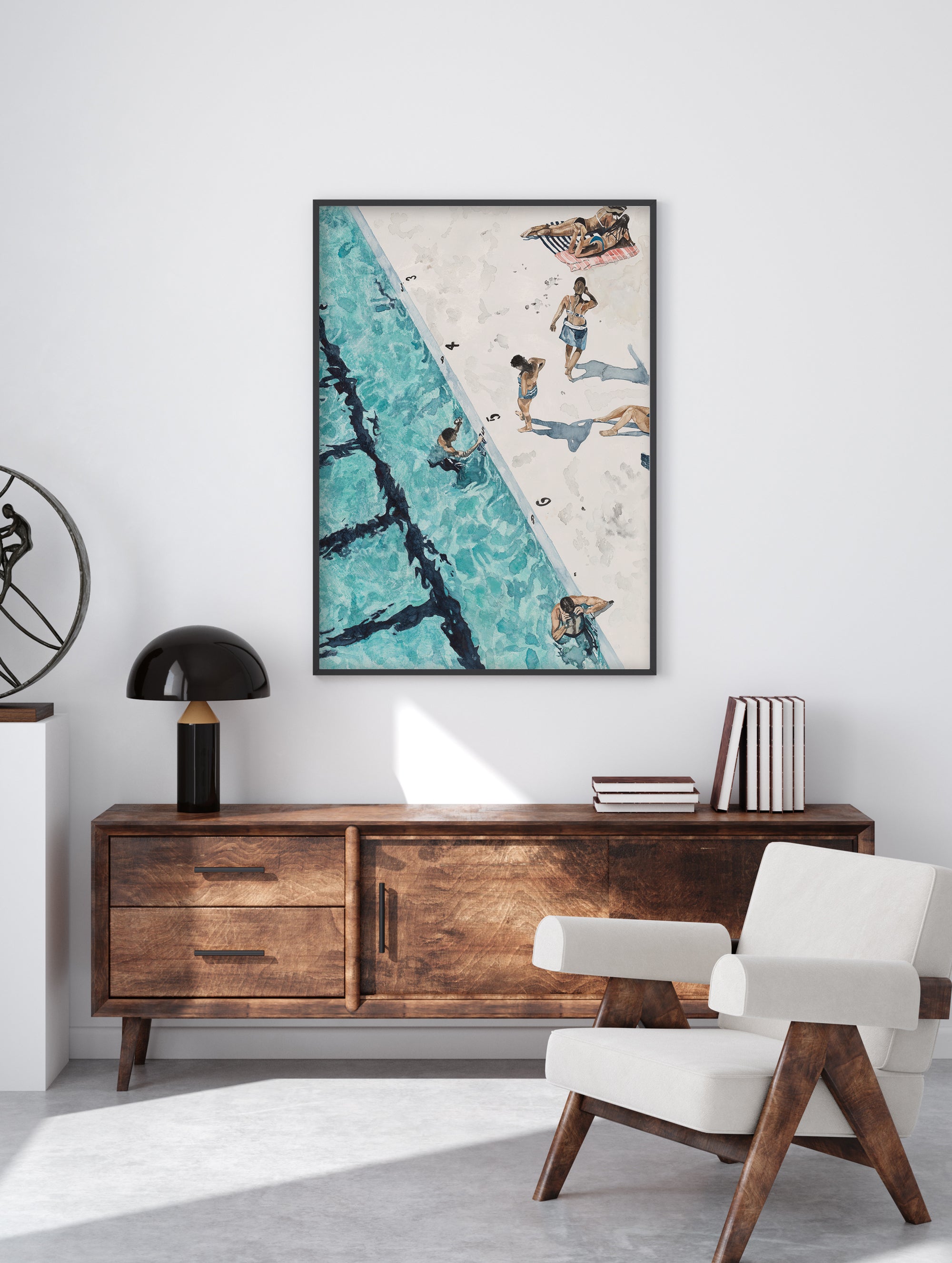 The Slow Lane: Limited Edition Watercolour Wall Print