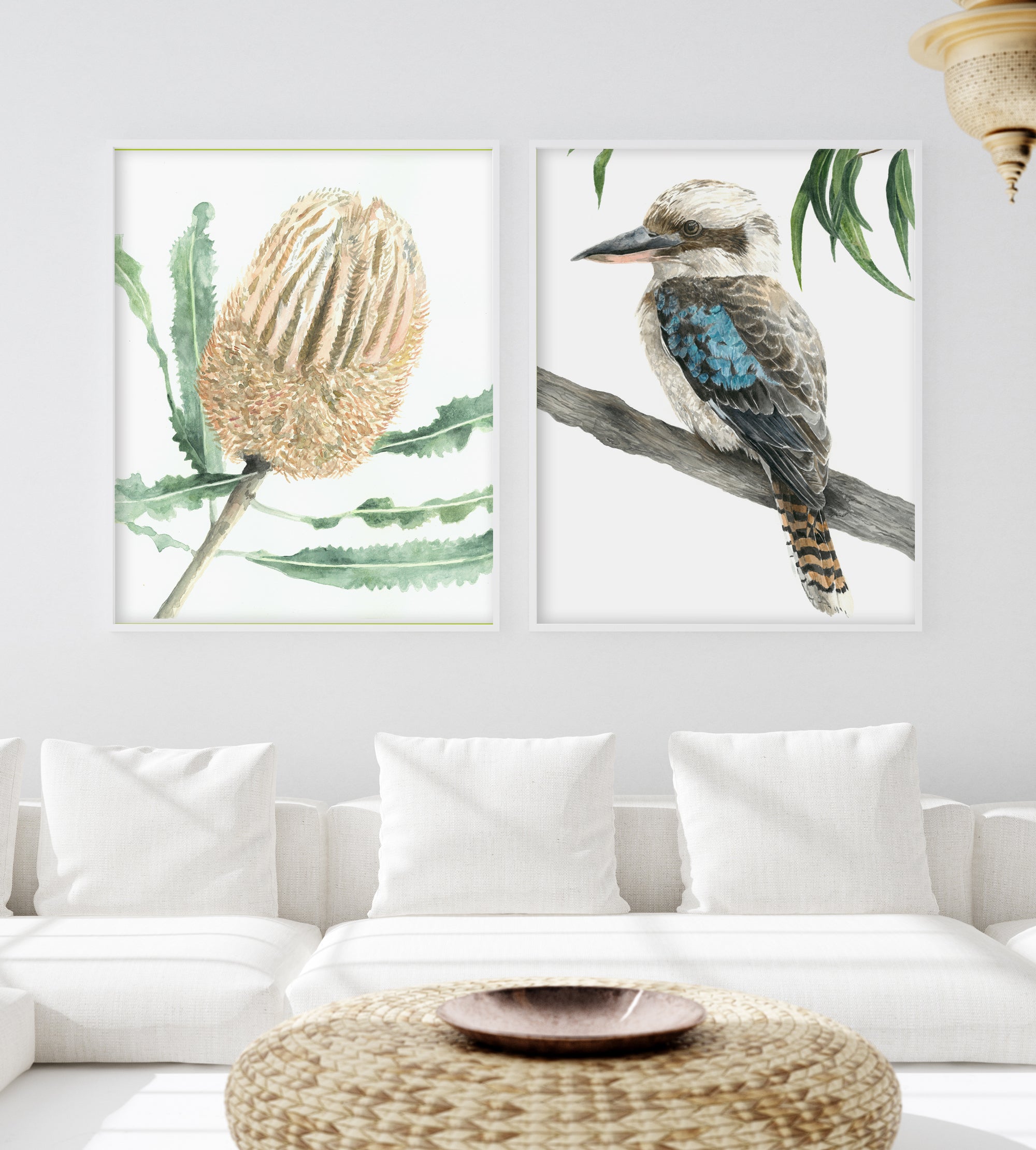 Banksia: Watercolour Wall Print