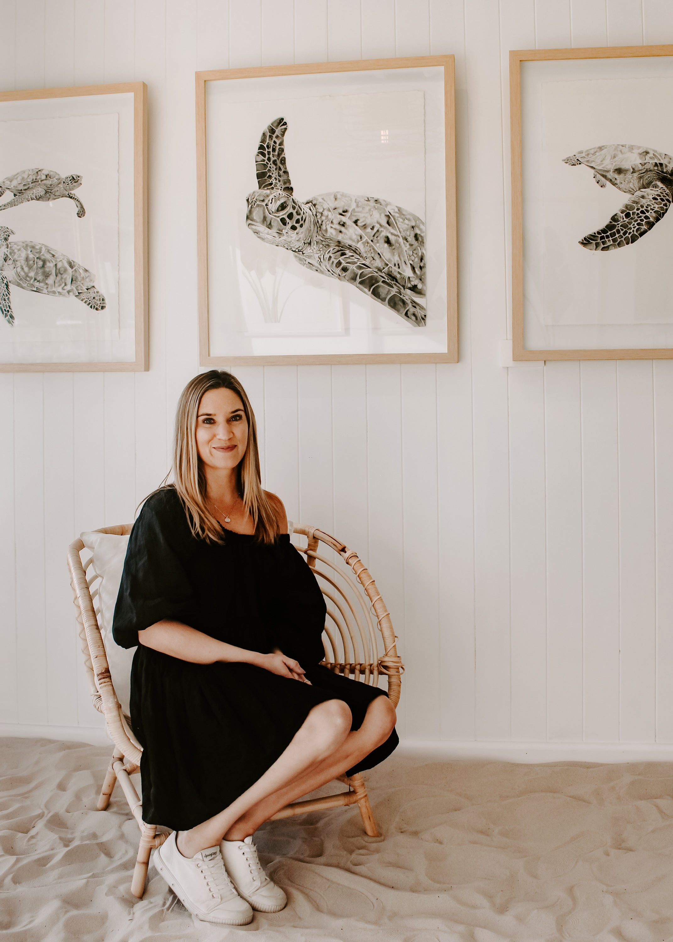 Bay of Turtles I: Original Watercolour on paper