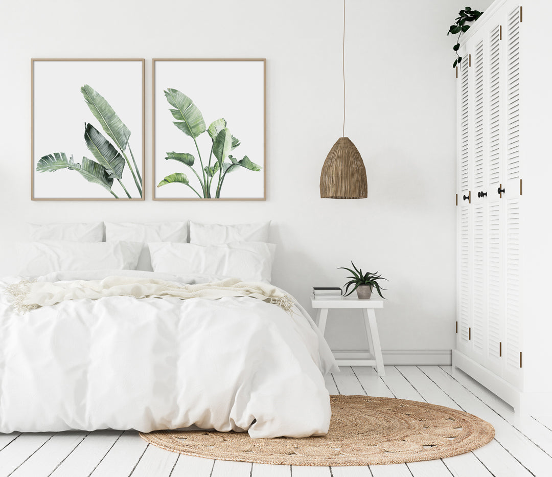 Banana Palms: Original Watercolour Wall Artwork