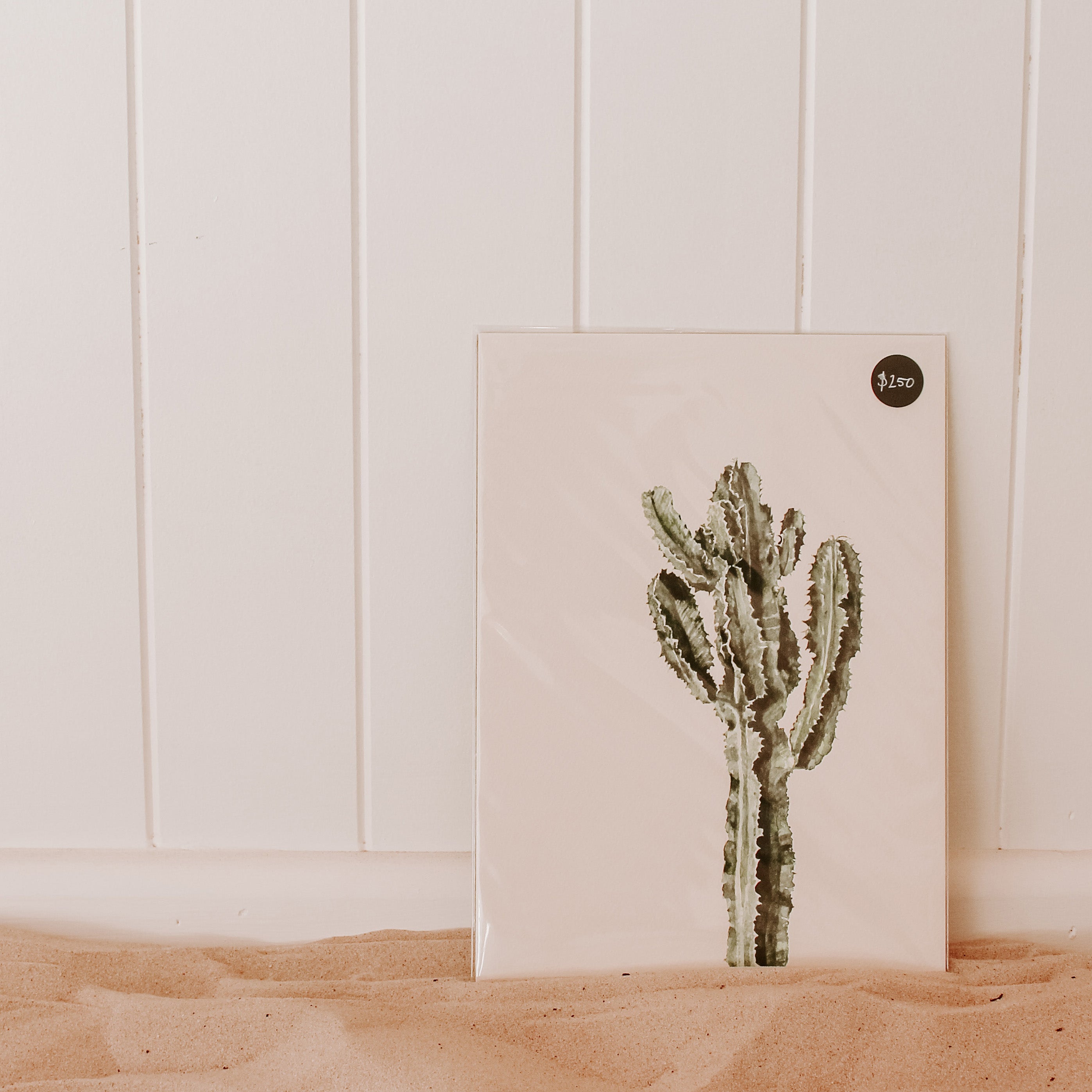 Euphorbia: Original Watercolour Wall Artwork