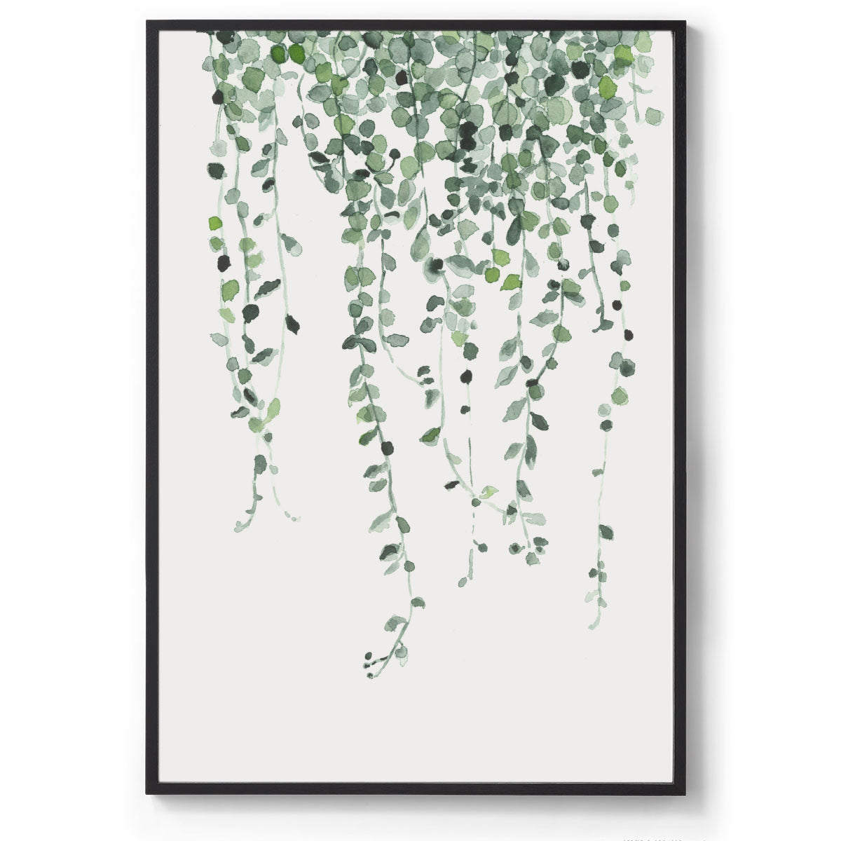 Hanging Pearls: Watercolour Wall Print