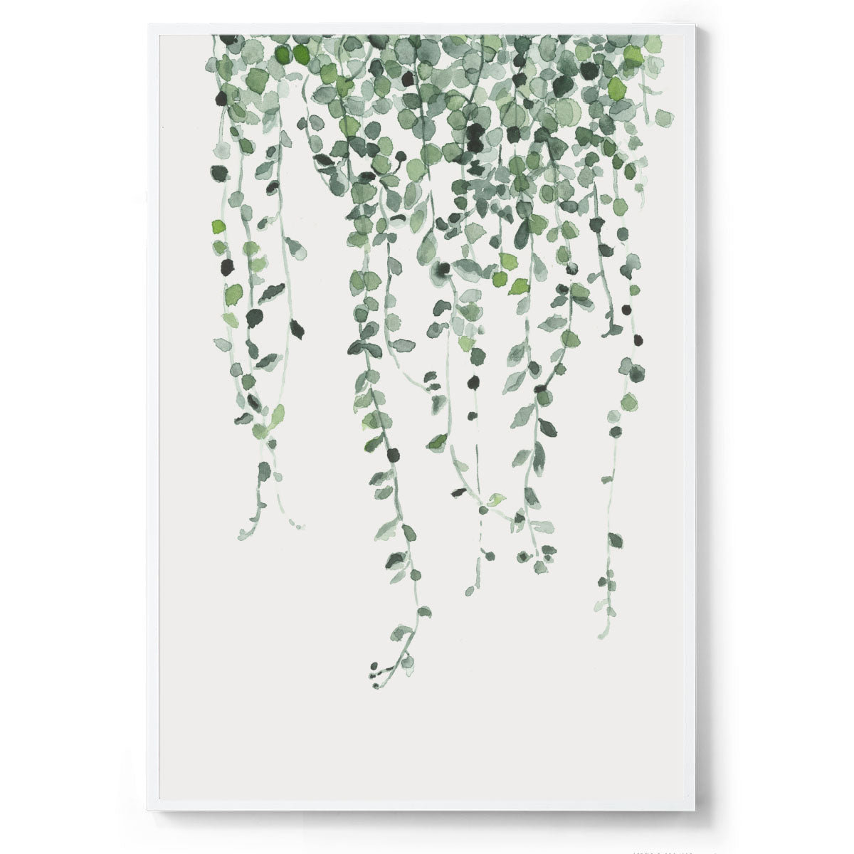Hanging Pearls: Watercolour Wall Print