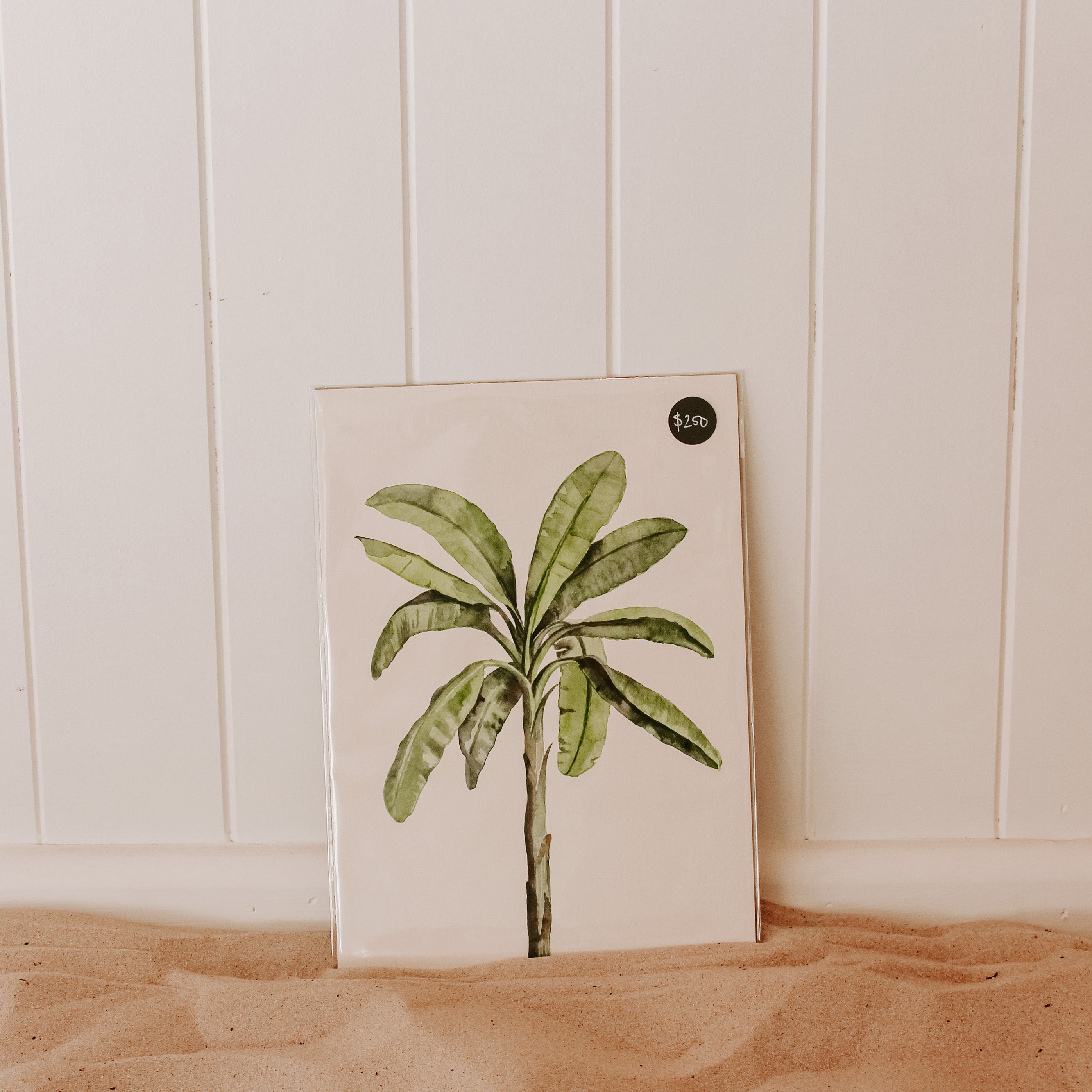 Tropical Oasis: Original Watercolour Wall Artwork