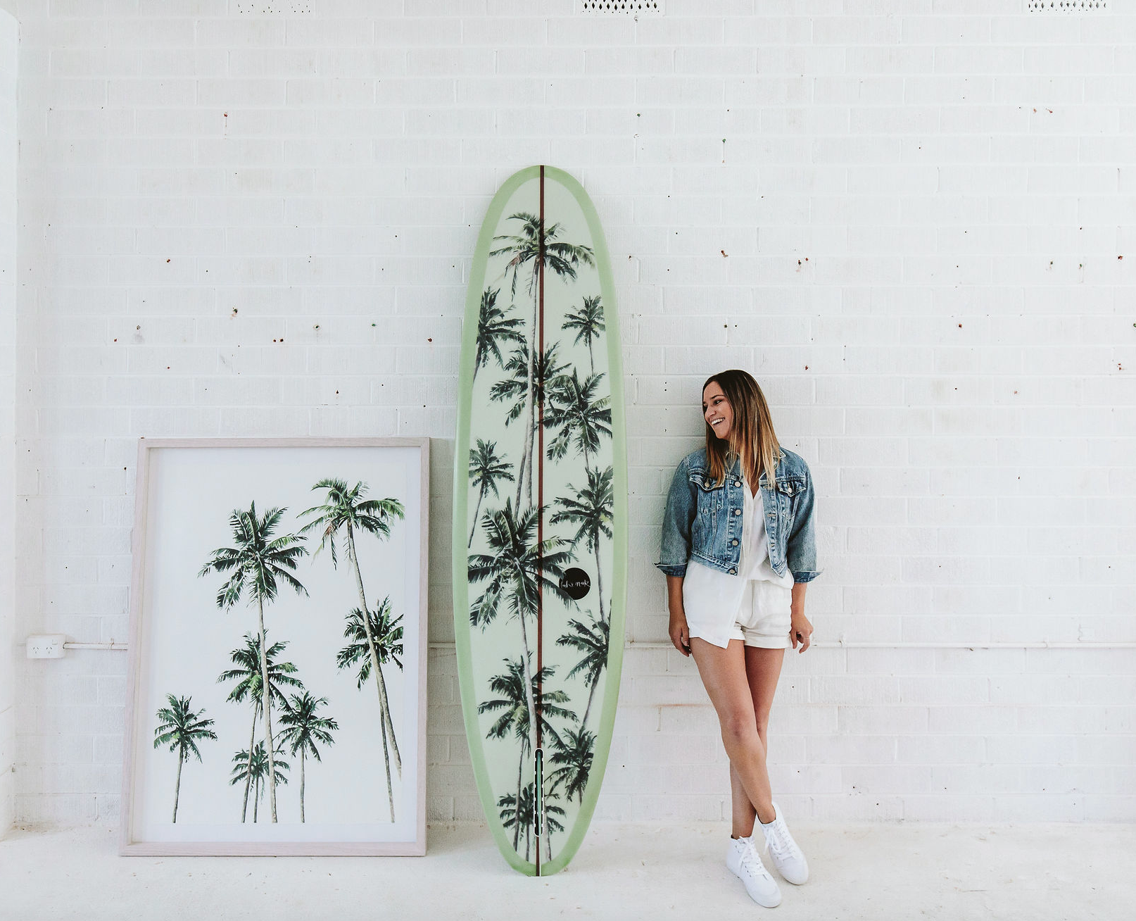 Under The Perfect Sun Framed Watercolour Print