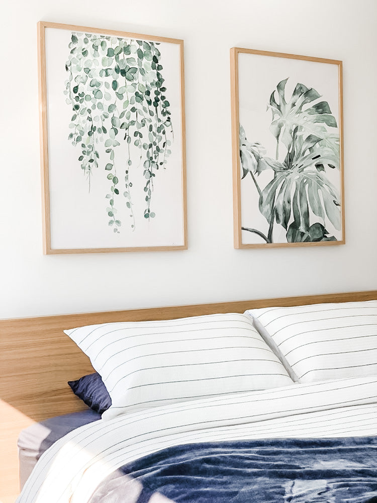 coastal homewares Hampton botanical art prints