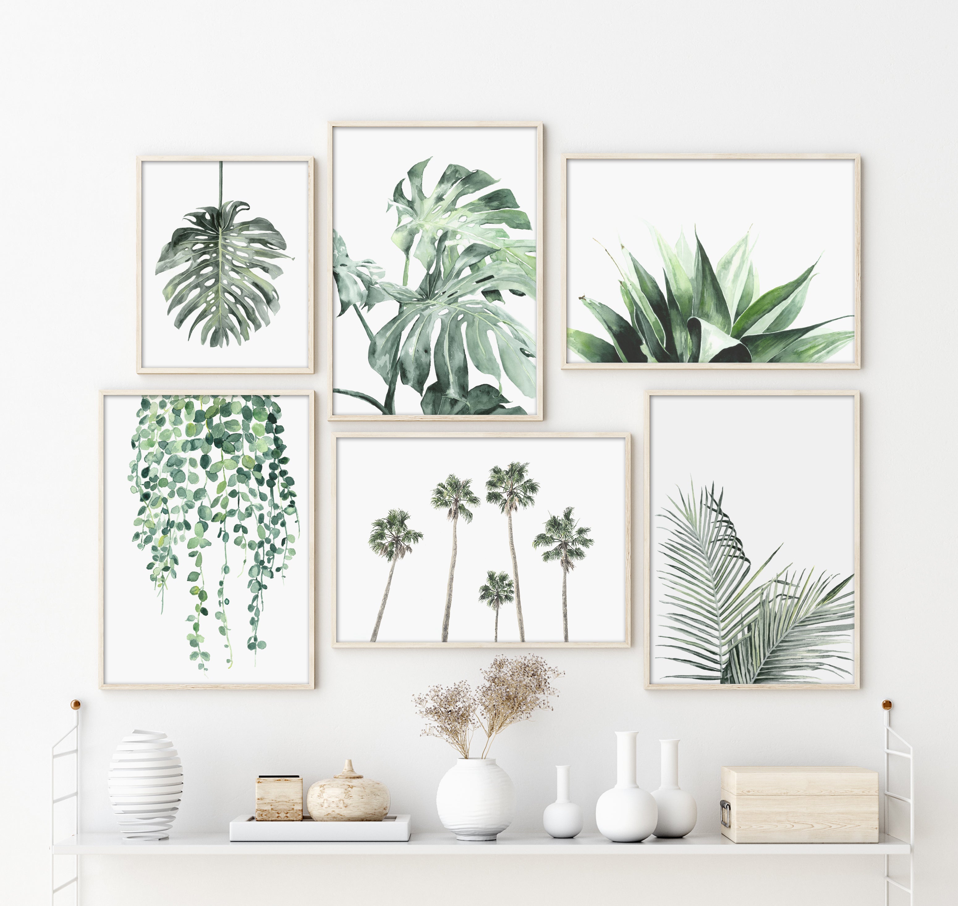 Coastal wall art botanical print