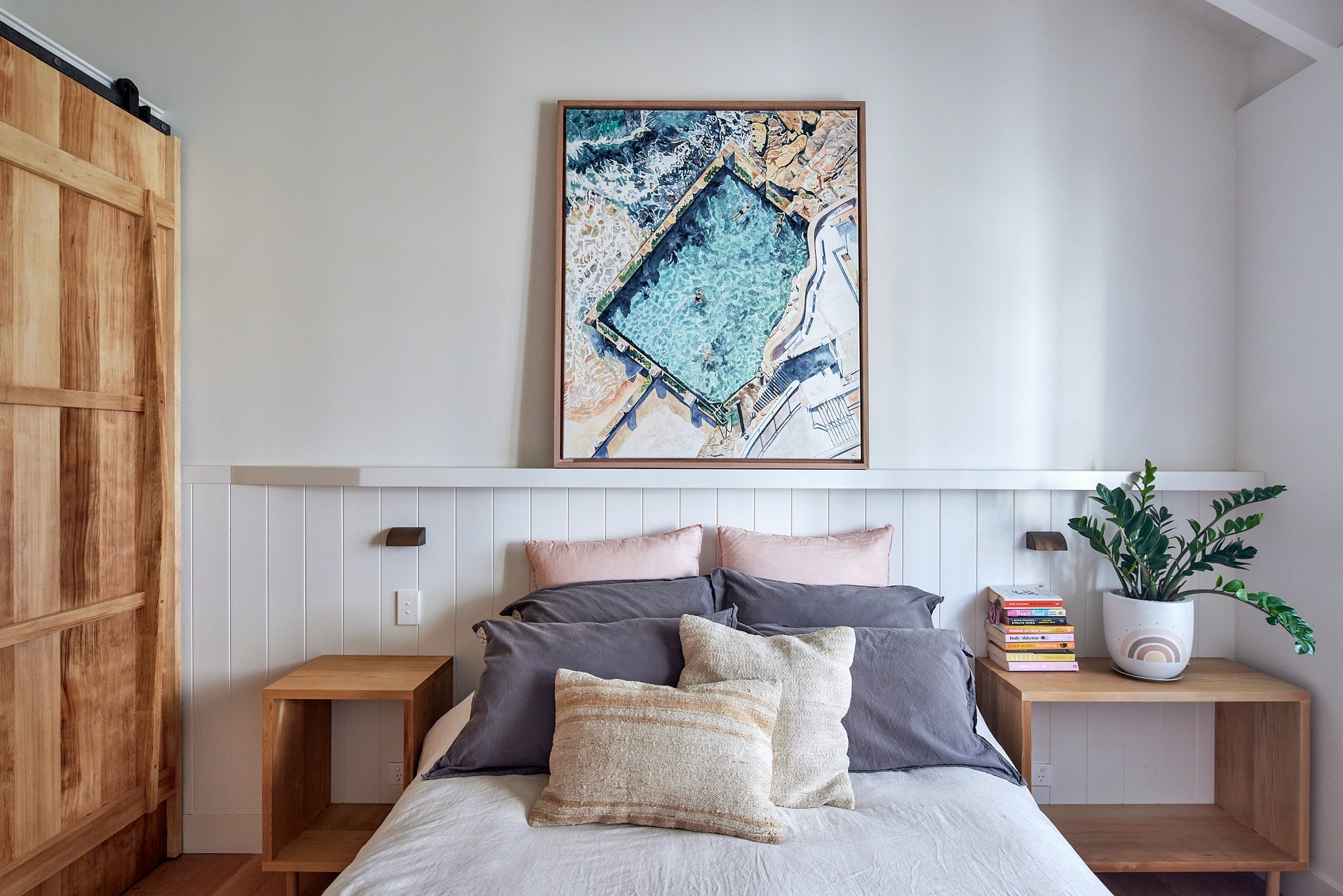Coogee Rockpool - Original Watercolour and gouache on canvas