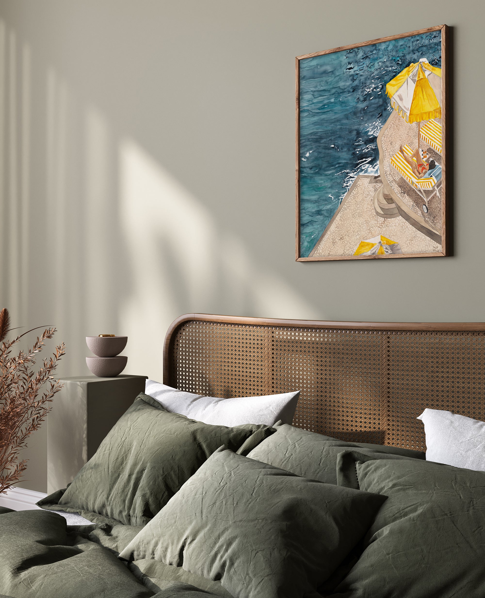 Bon Sol: Limited Edition Watercolour Paper Print