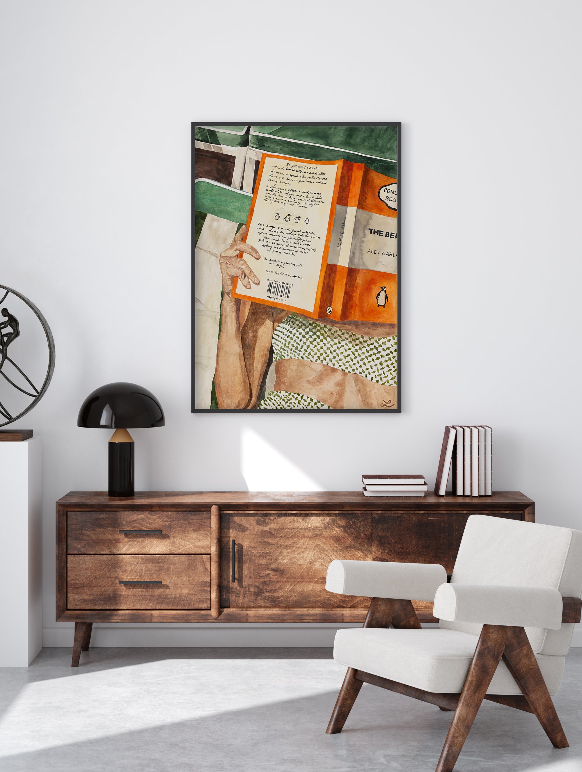 Bookmarked: Limited Edition Watercolour Wall Print