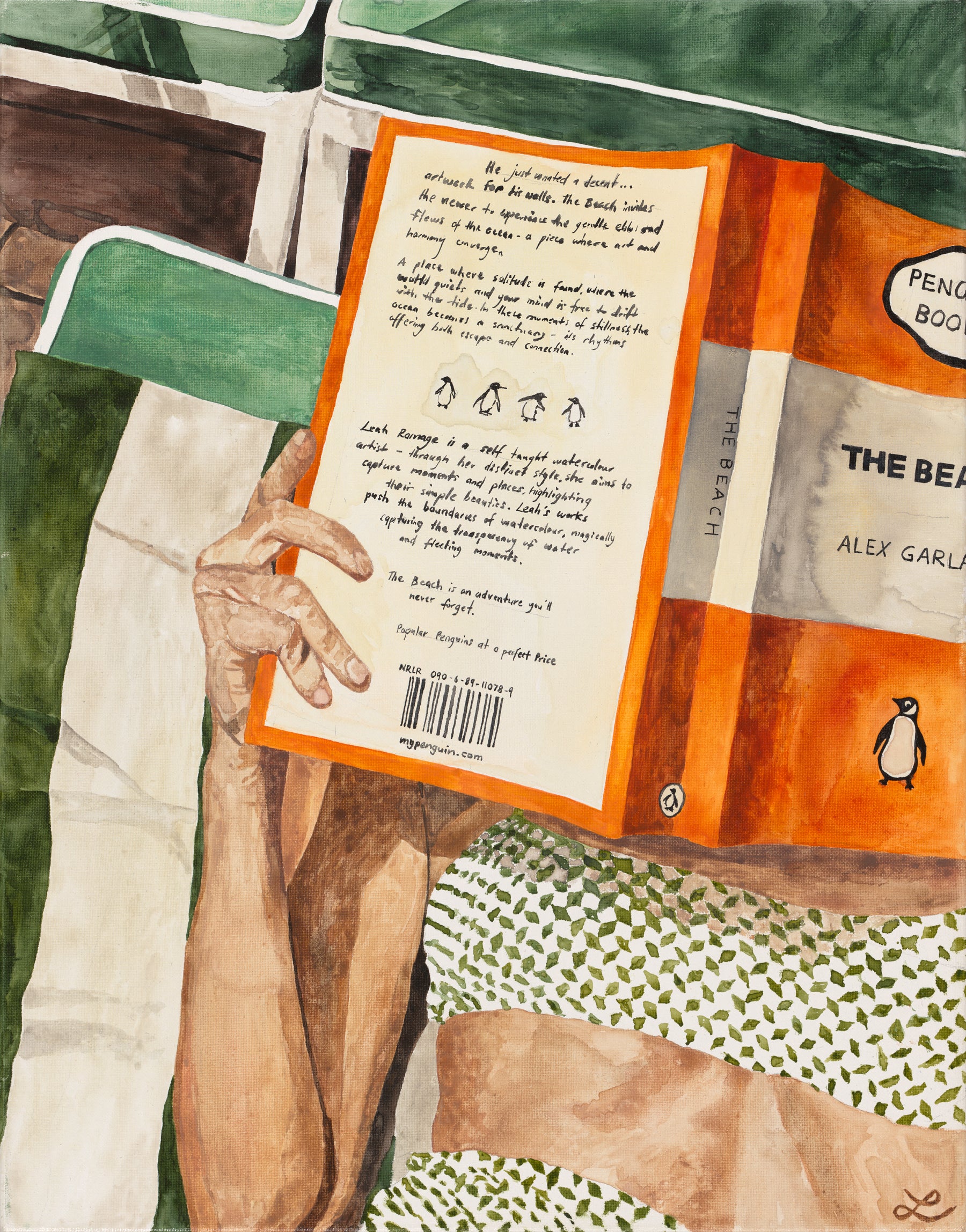 Bookmarked: Limited Edition Watercolour Wall Print