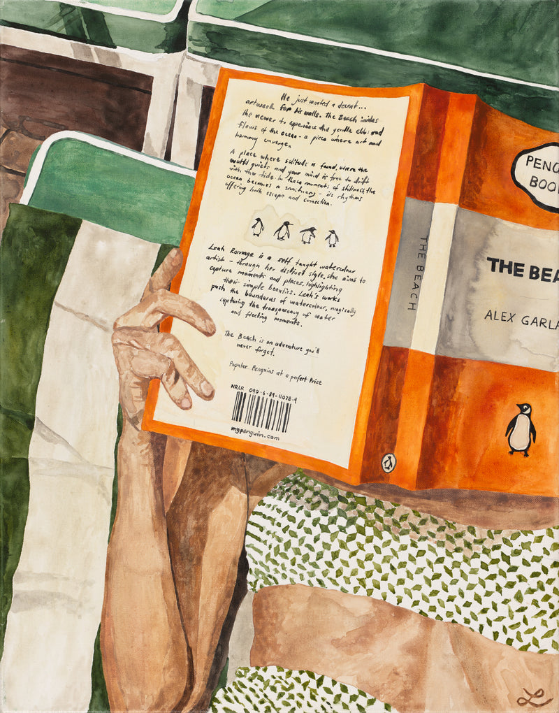 Bookmarked - Original Watercolour and gouache on Canvas