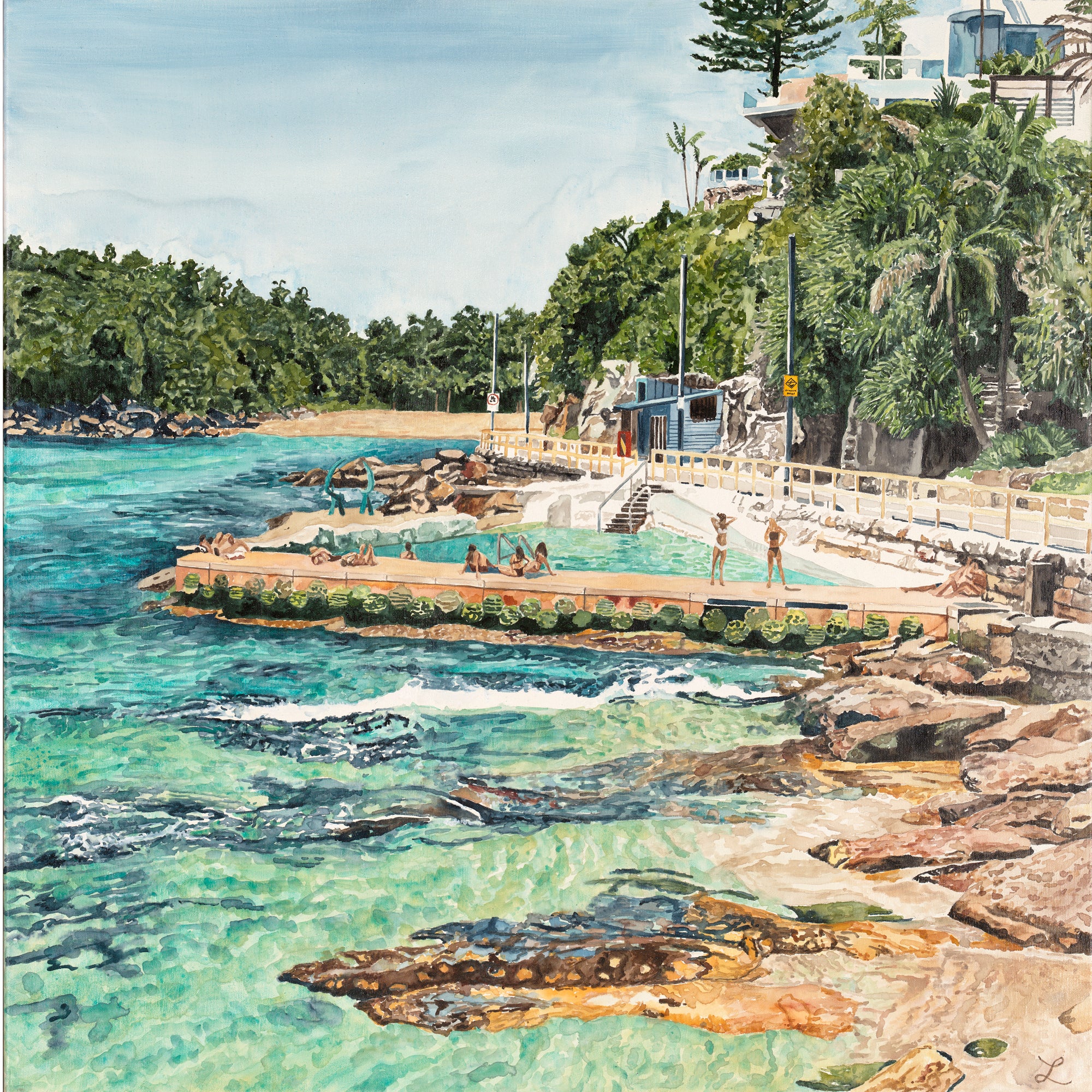 Bower Bliss: Limited Edition Watercolour Canvas Print