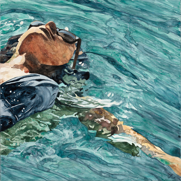 Calm - Original Watercolour on Canvas