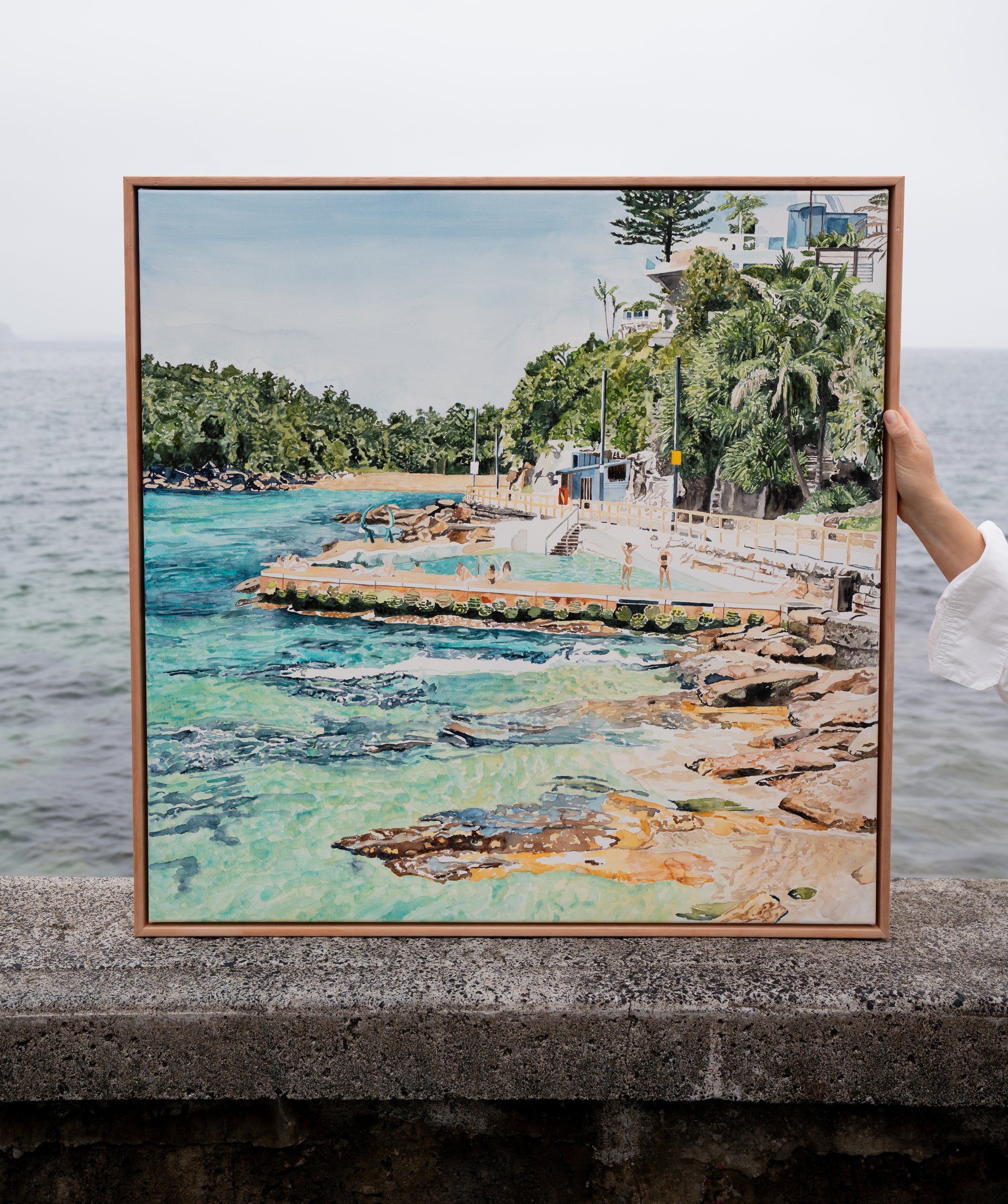 Bower Bliss - Original Watercolour and gouache on Canvas