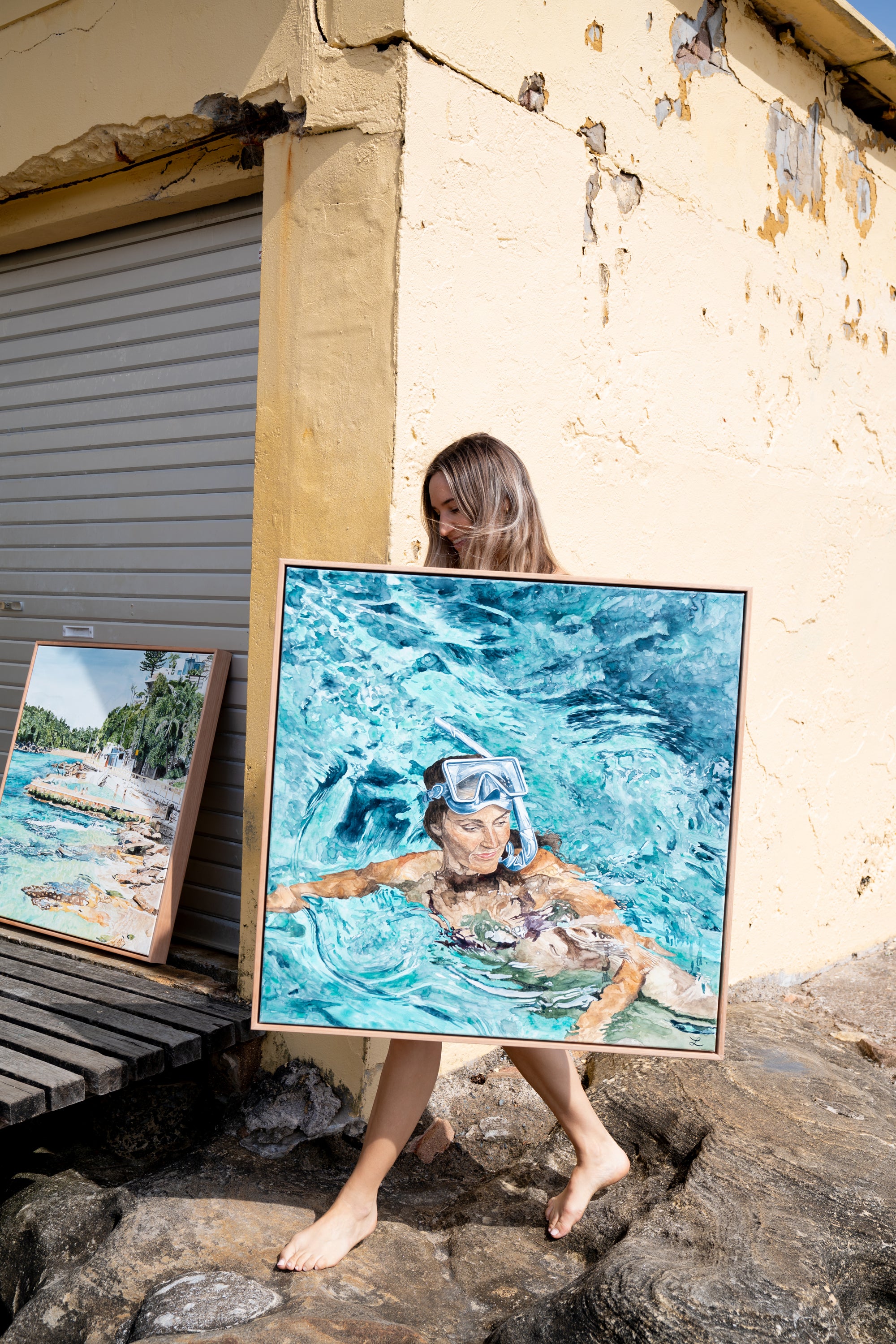 Where the Light Dances- Original Watercolour and gouache on Canvas