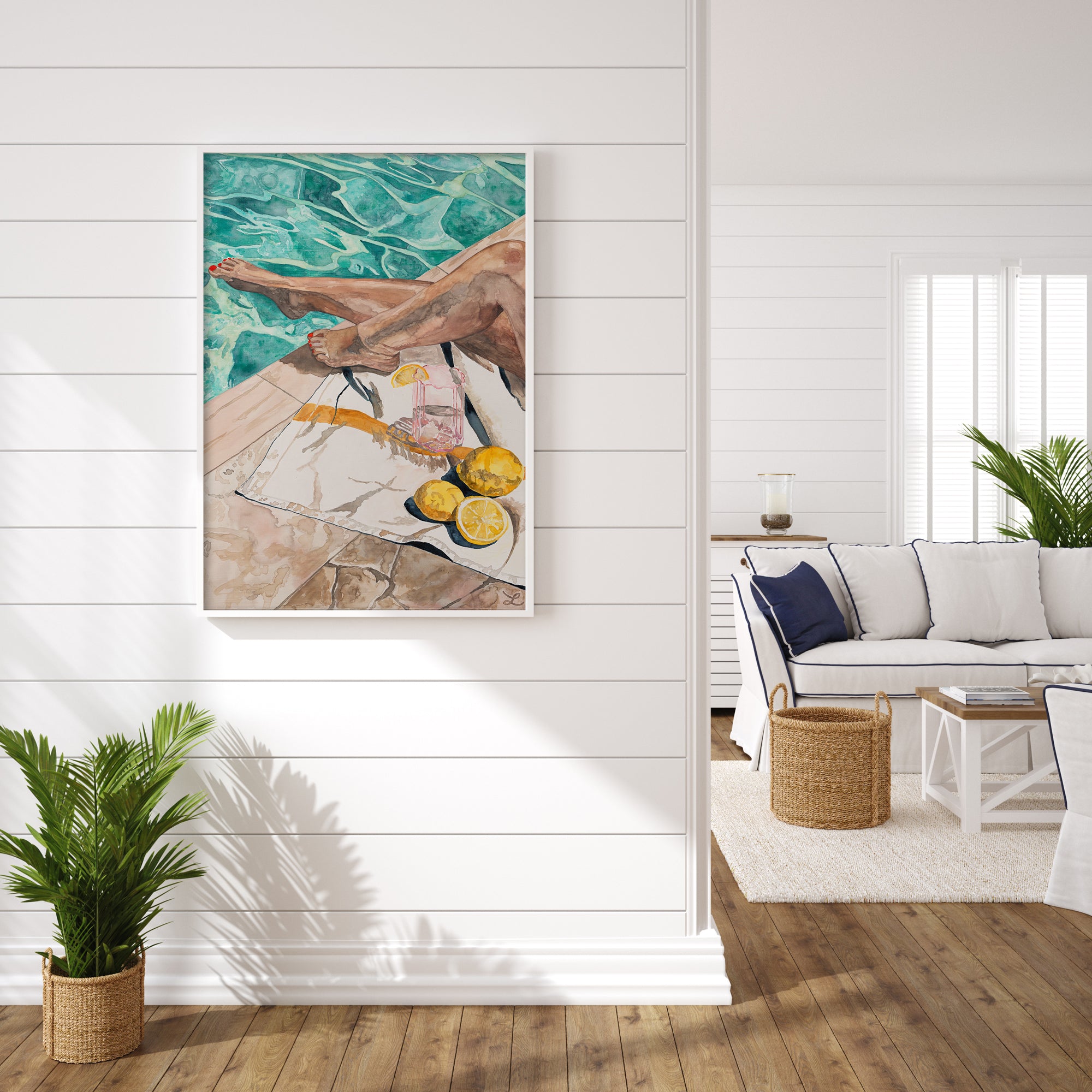 Gin With A Twist: Limited Edition Watercolour Wall Print