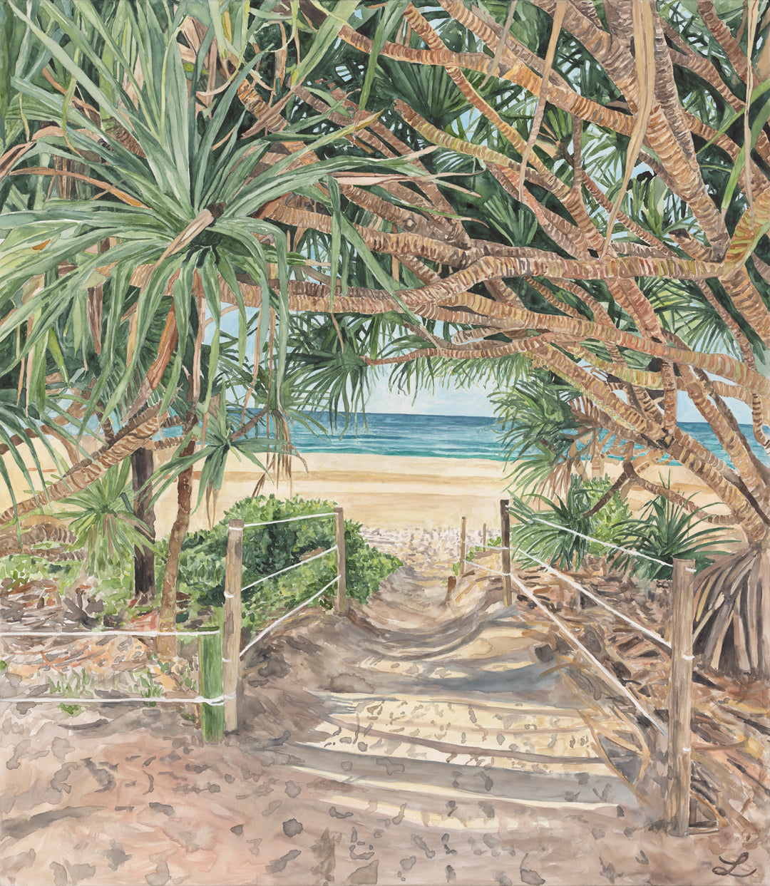 Golden Hour: Limited Edition Watercolour Wall Print