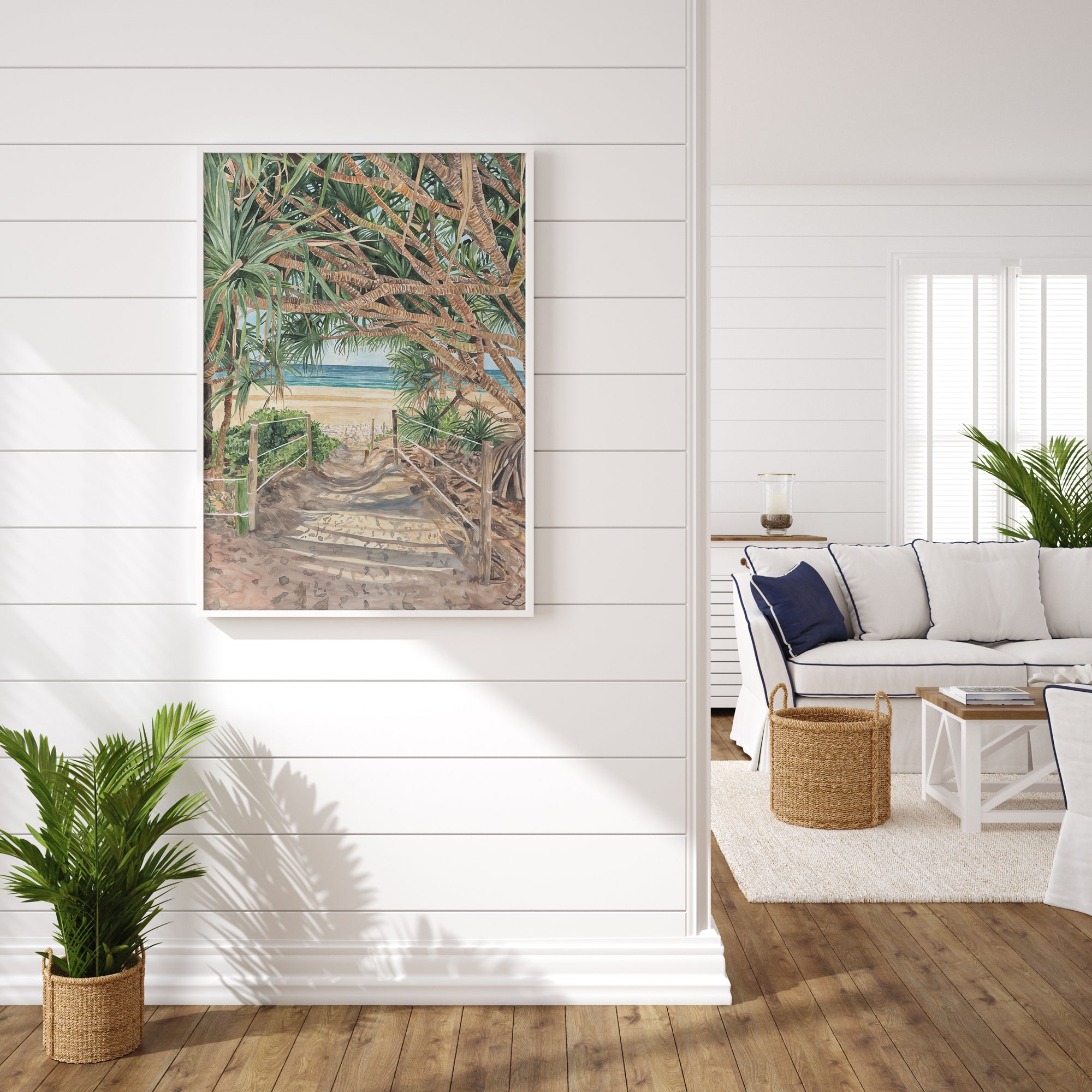 Golden Hour: Limited Edition Watercolour Wall Print