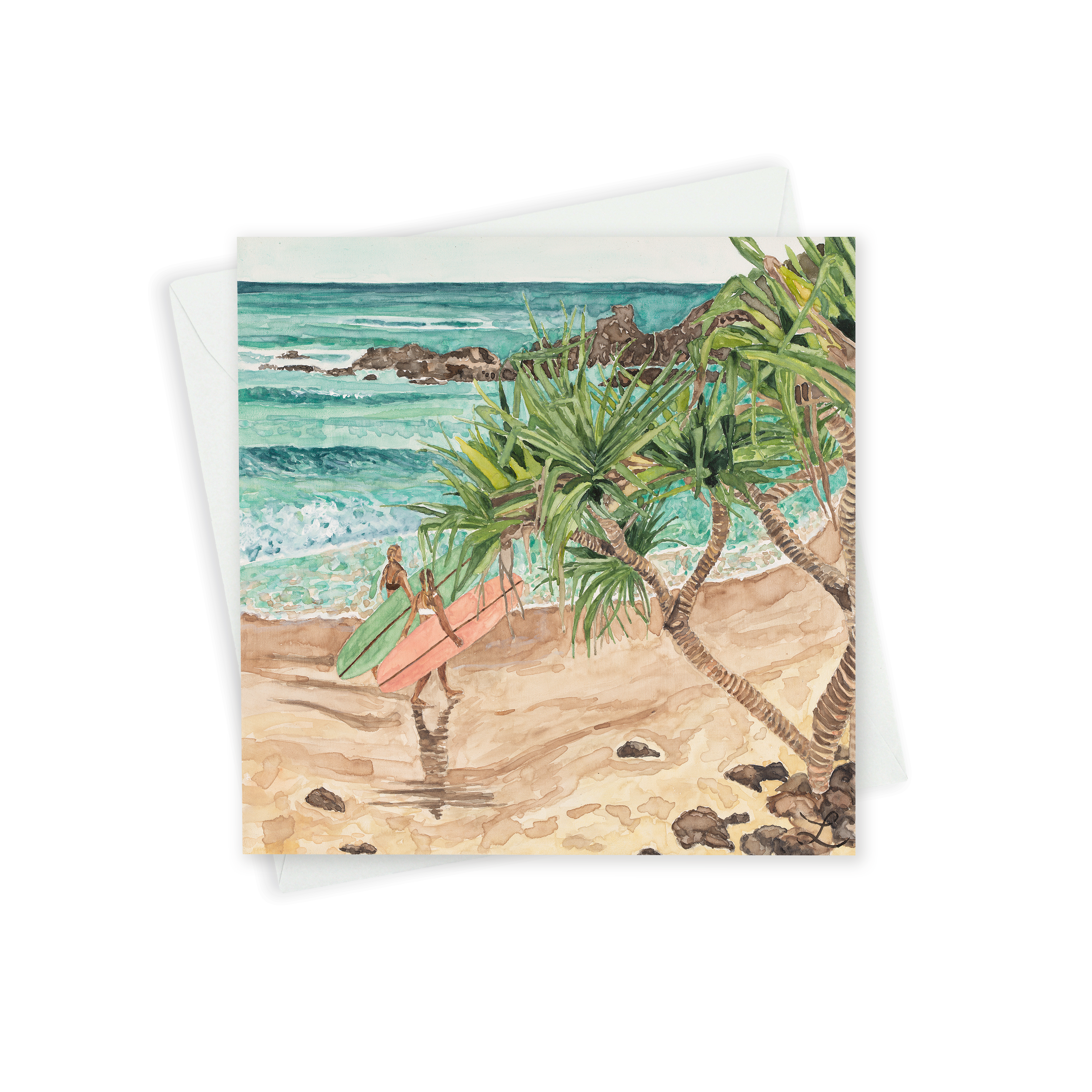 Greeting Card - Arvo Surf Sesh at The Pass