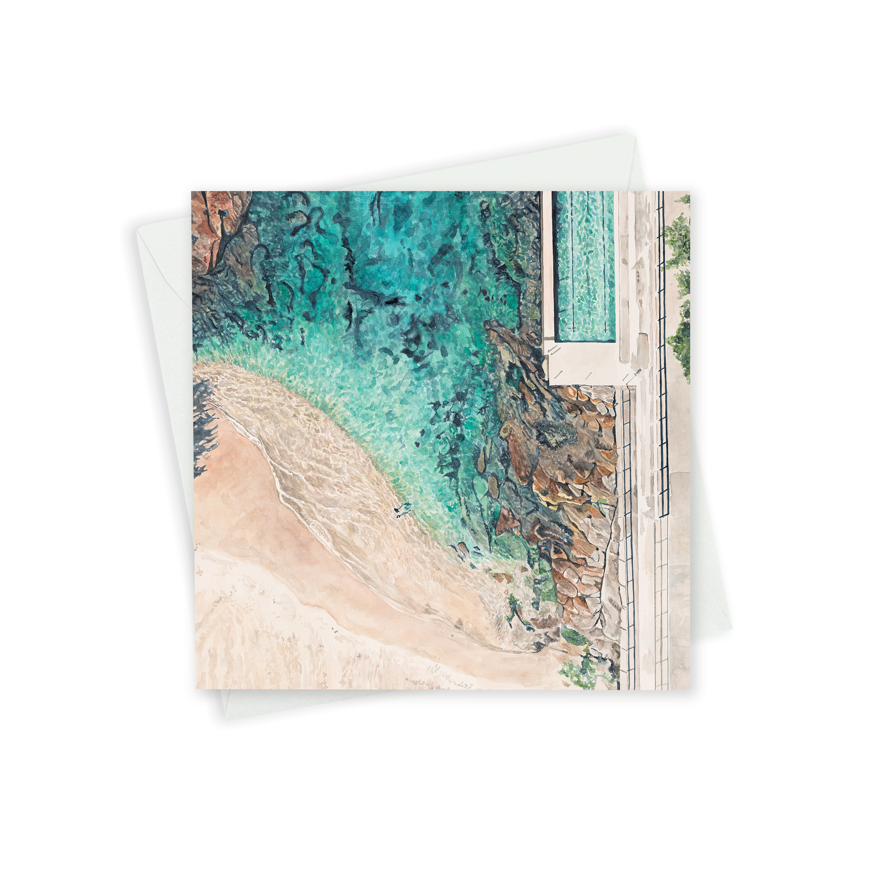 Greeting Card - Beach Day at Clovelly