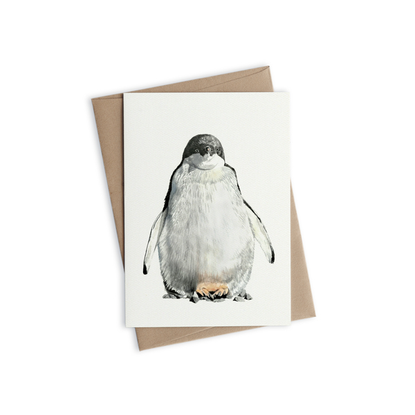 Greeting Card - Pebbles the Penguin