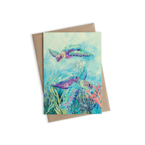 Greeting Card - Turtle Reef