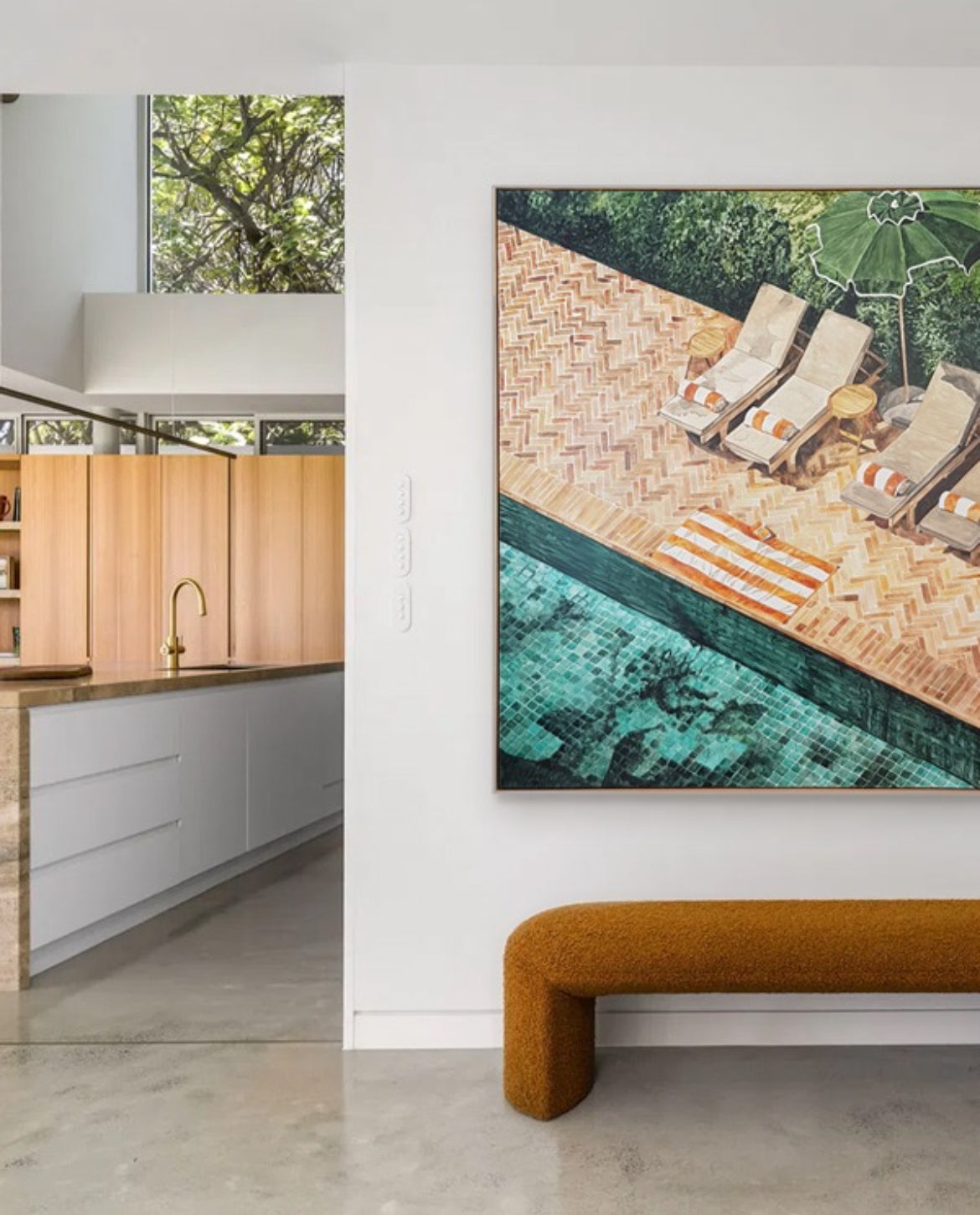 Summer Vacay: Limited Edition Watercolour Canvas Print